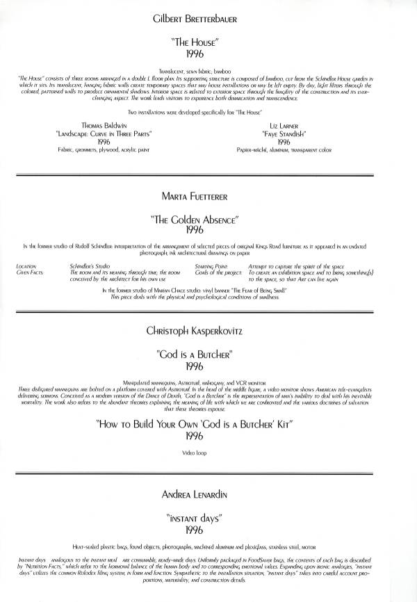 Group II Final Projects press