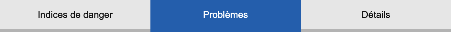 Avalanche problems tab