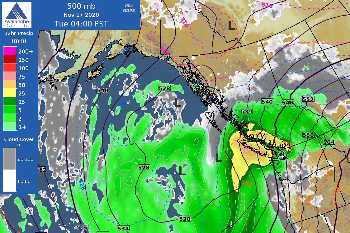 Image from the Mountain Weather Forecast