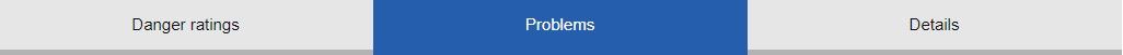 Avalanche problems tab