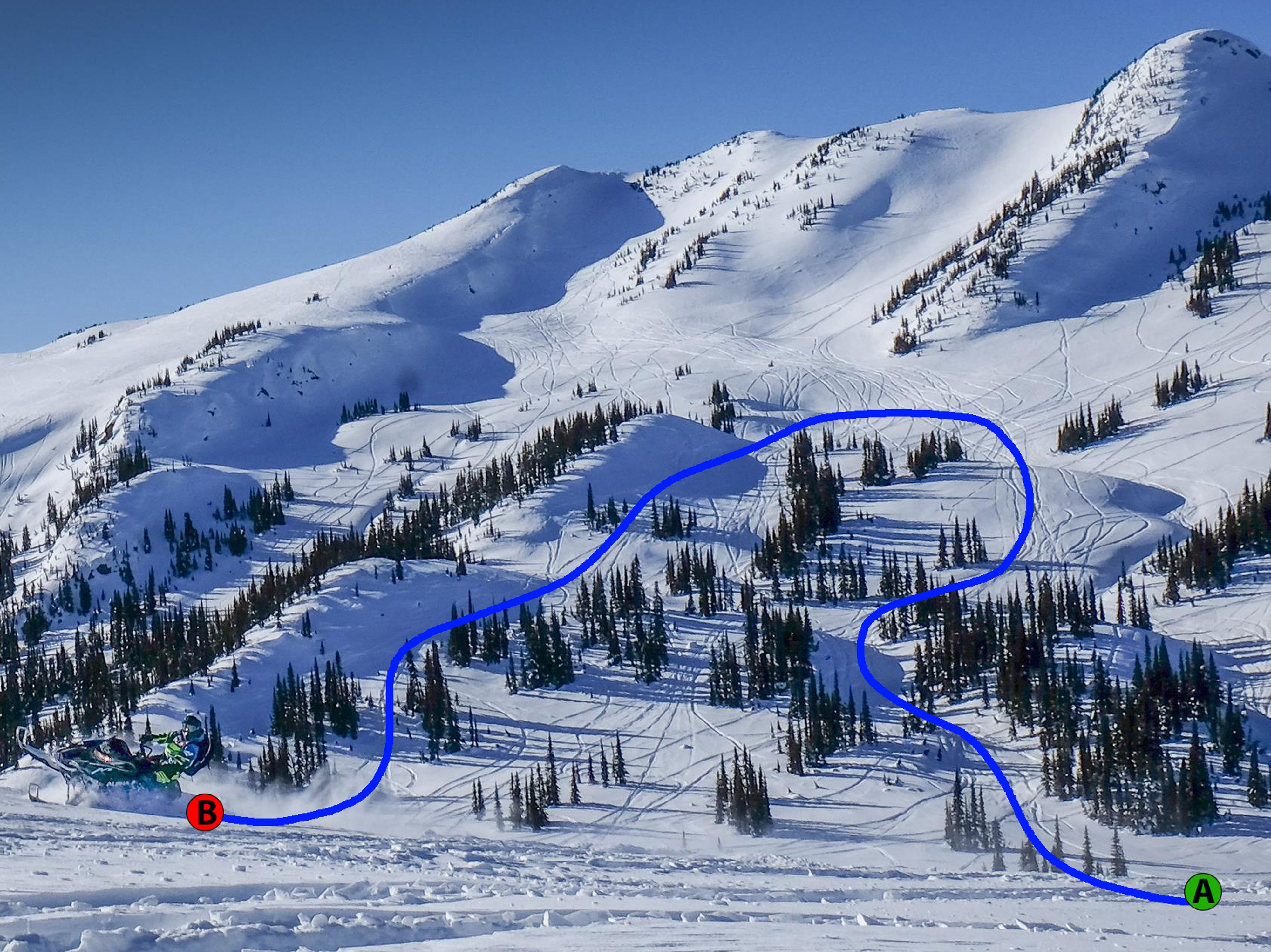 This is challenging terrain and the avalanche danger is considerable.