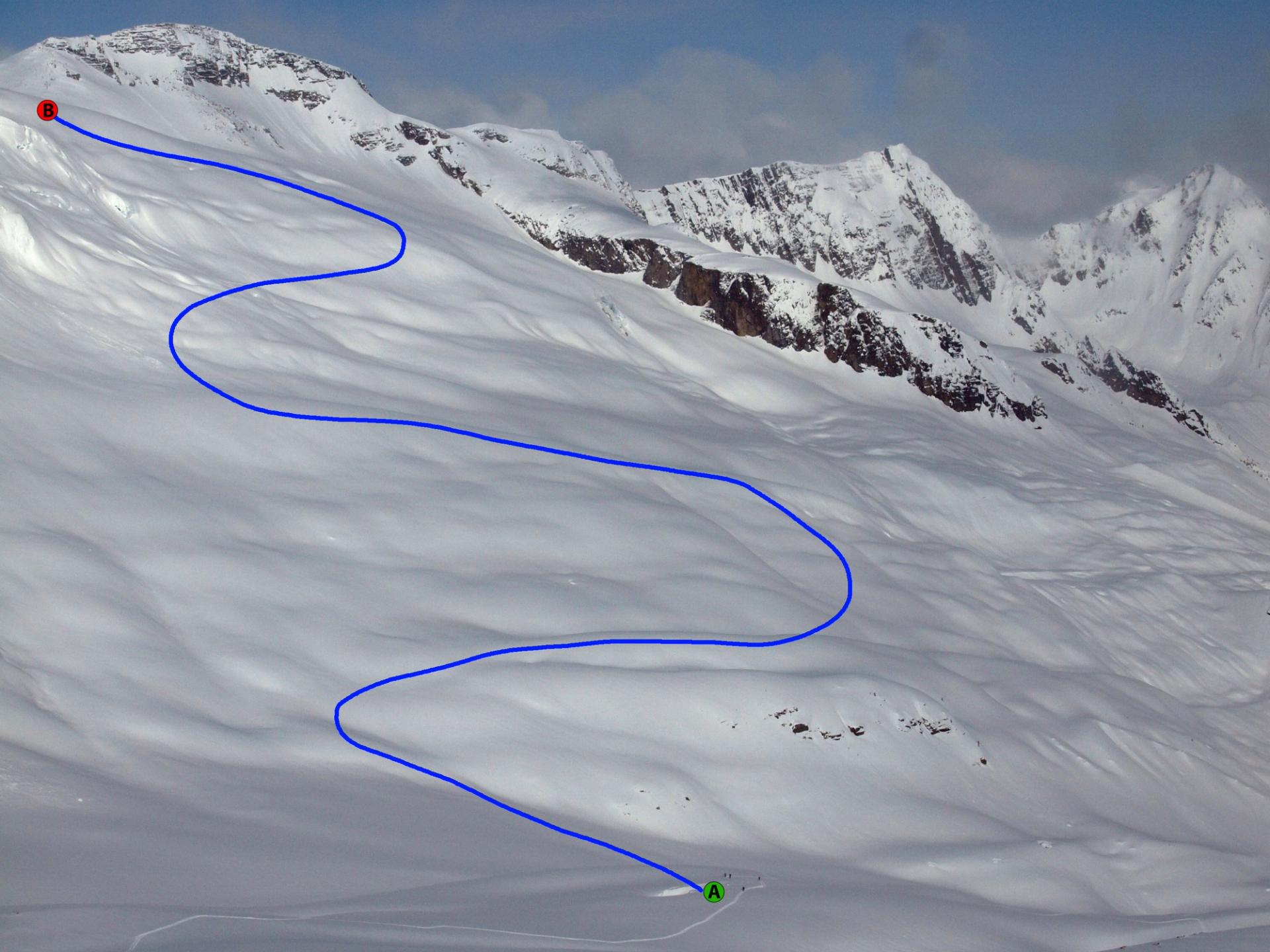 This is complex terrain and the avalanche hazard is considerable.