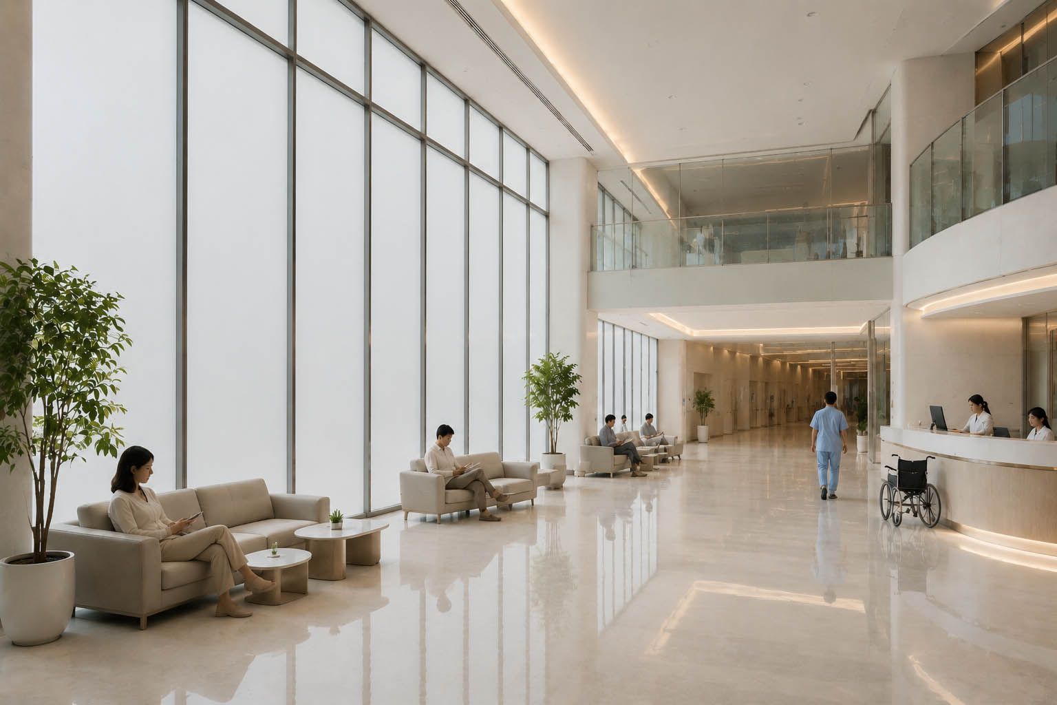 Hospital Lobbies & Smart Medical Buildings — ON