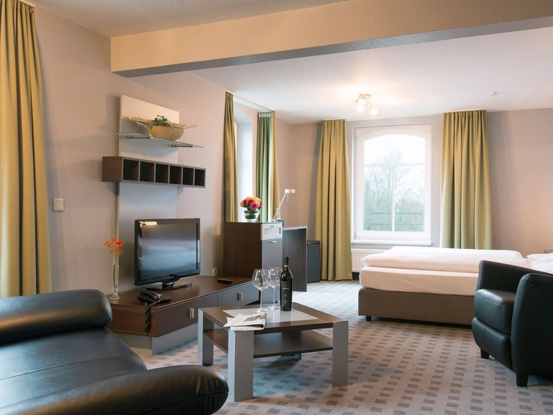 Apartment 3 Raum mit Küche