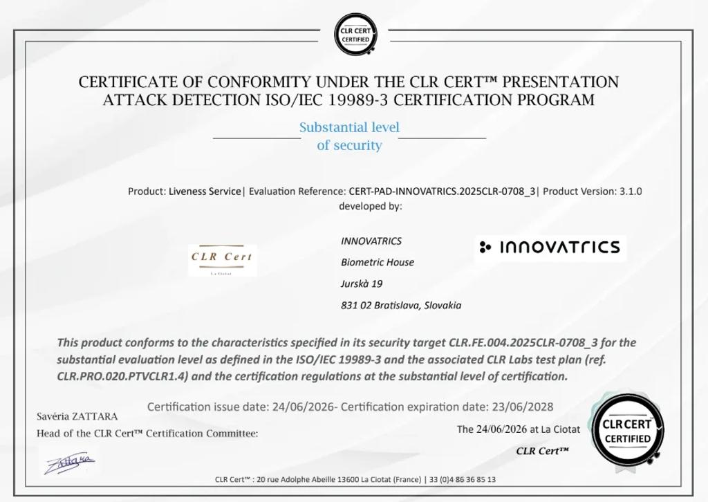 Pad certification 1
