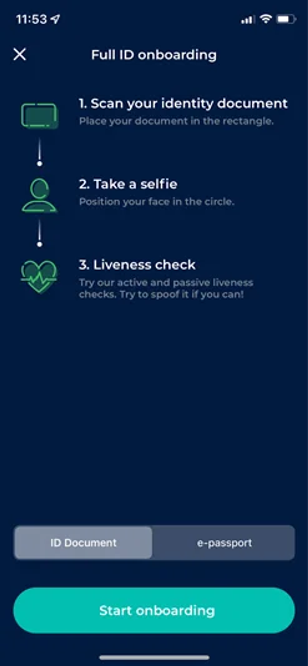 innovatrics dot demo app