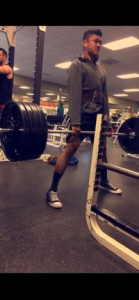Me (415 deadlift at 150 lbs)