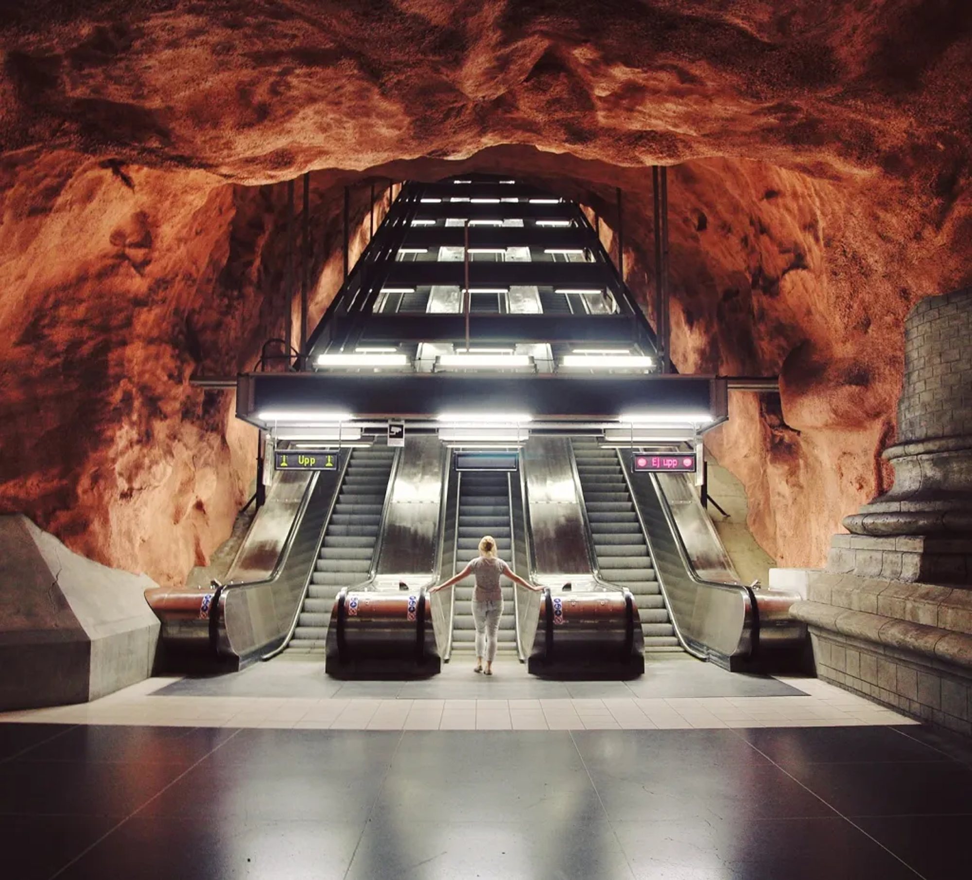 Stockholm metro, as a reference for the project Door Opens and by Kyryll Dmytrenko
