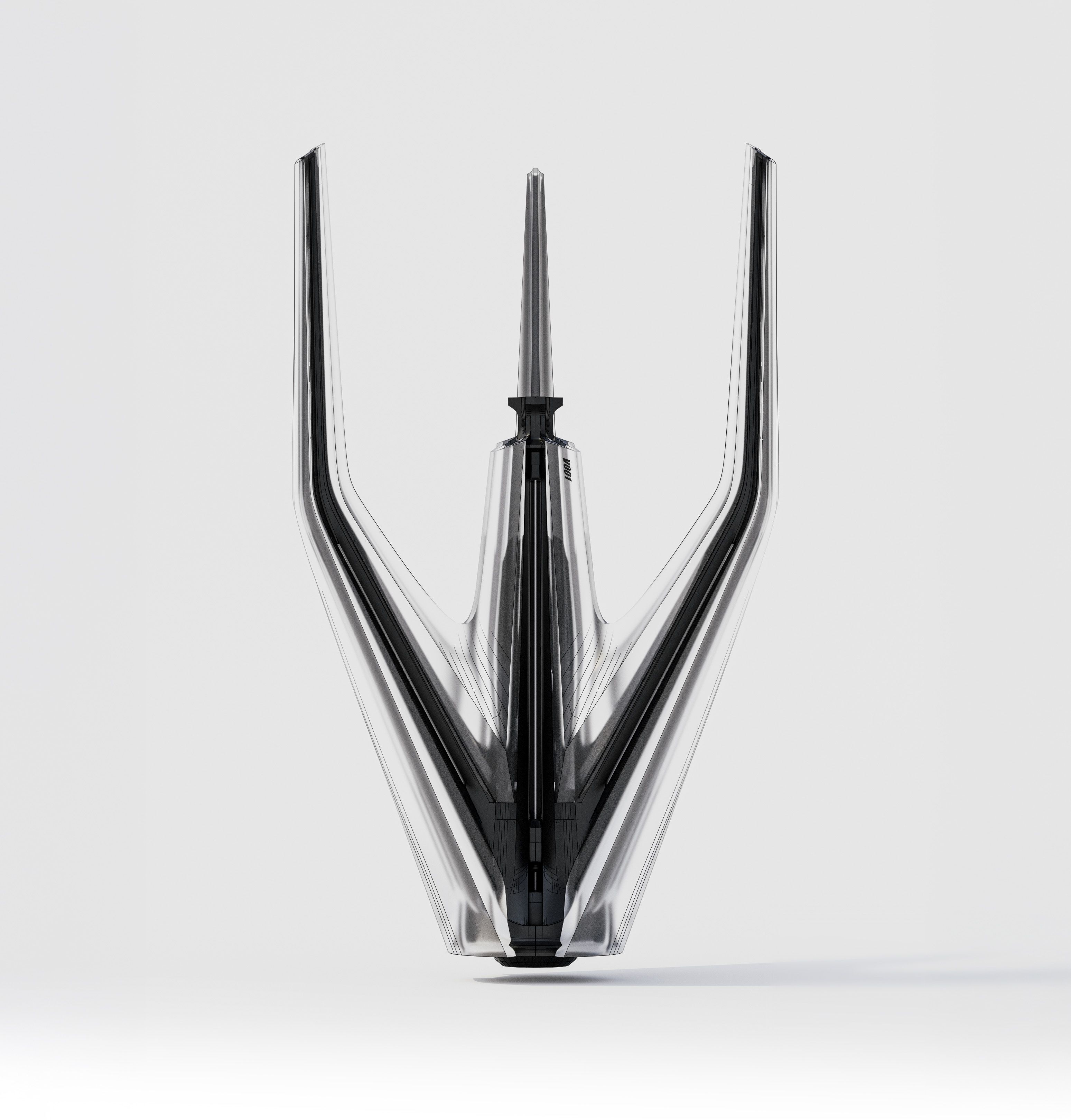 VERTEBRAL — the vertebral module, seen from the front, rendering