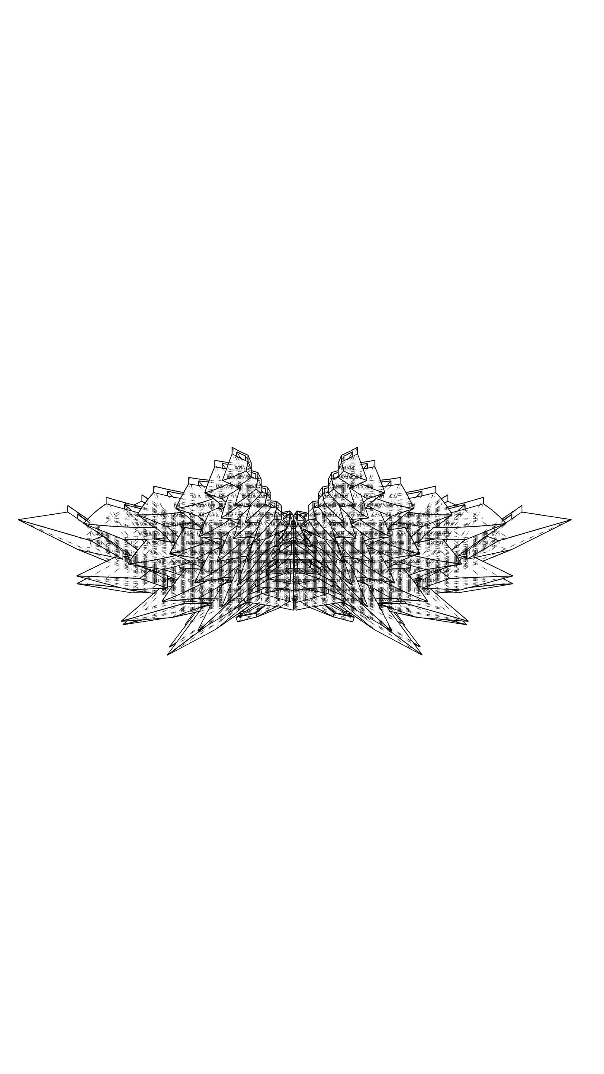 Orthographic drawing, top view