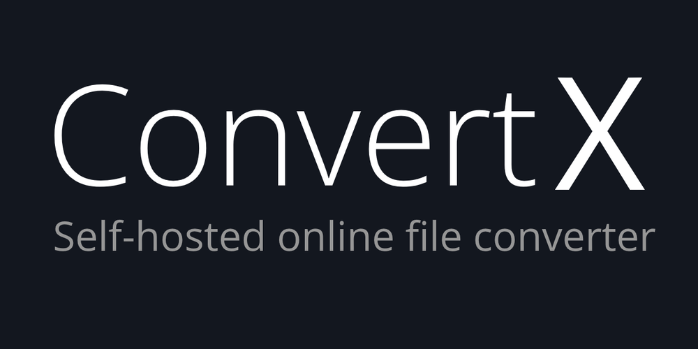Screenshot of ConvertX