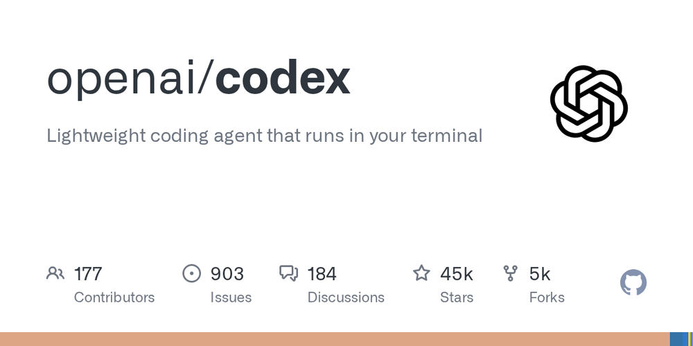 Screenshot of Codex