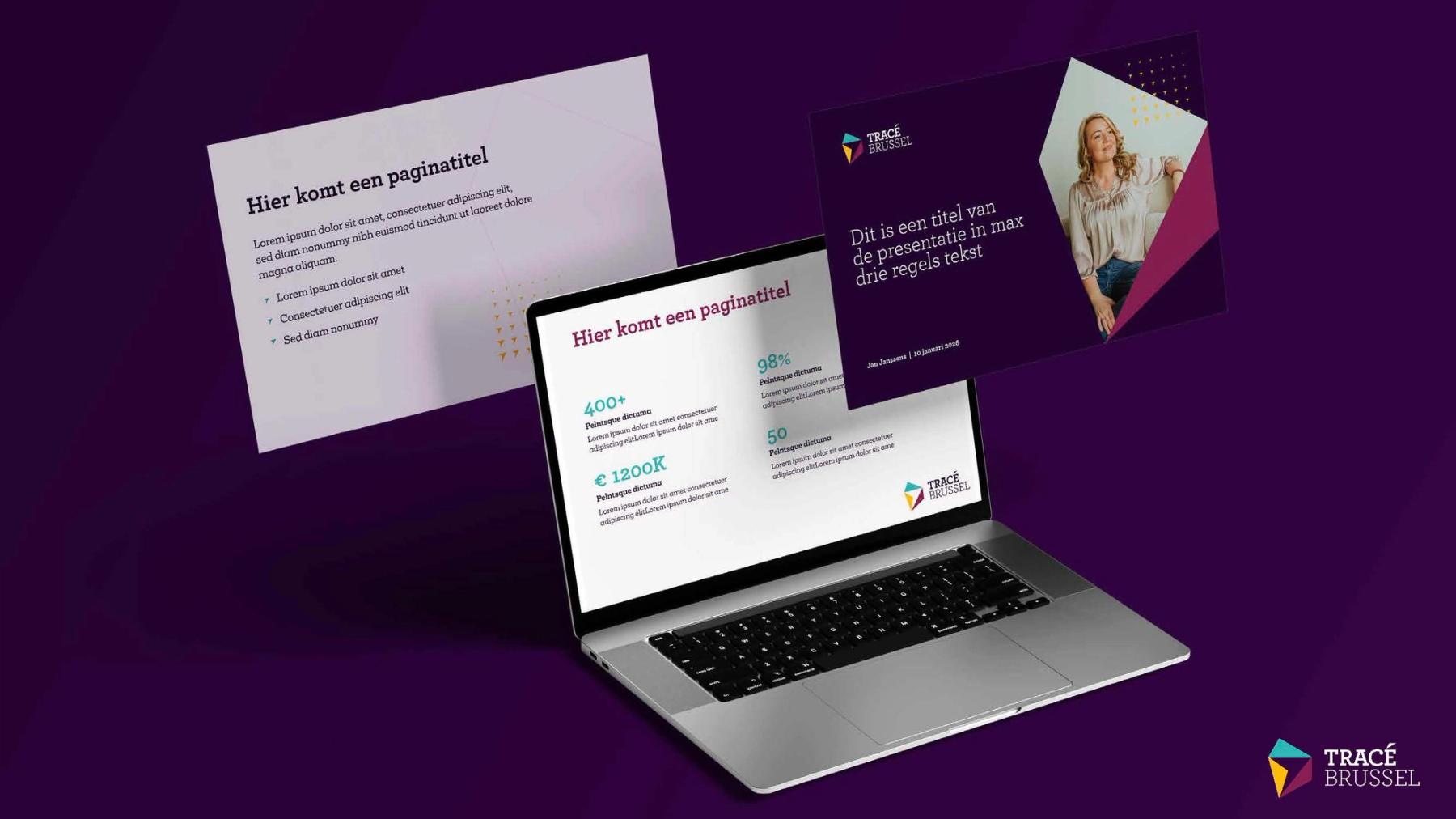 Tracé Brussel Rebranding Website Mockup