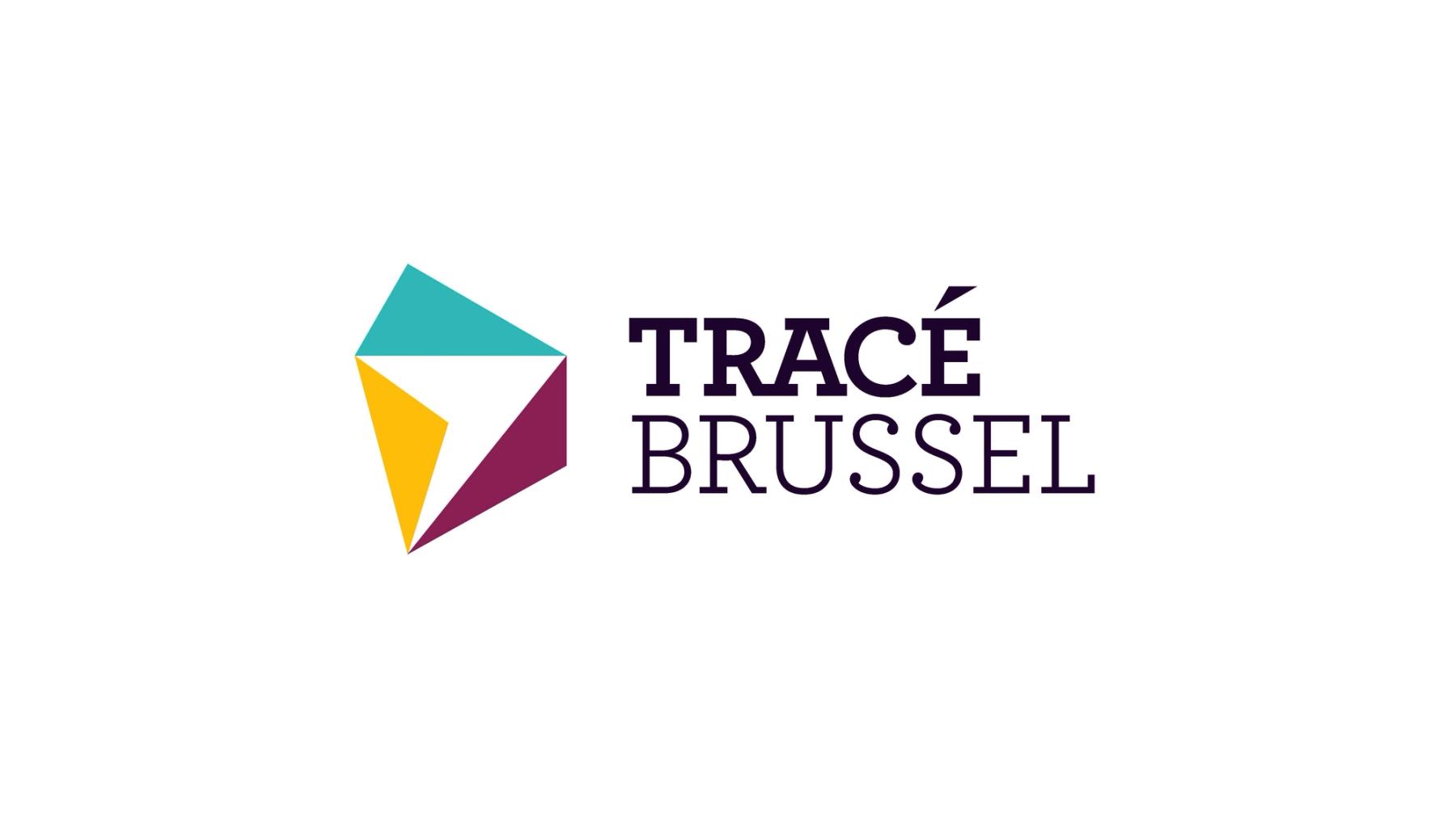 Tracé Brussel Rebranding logo Mockup