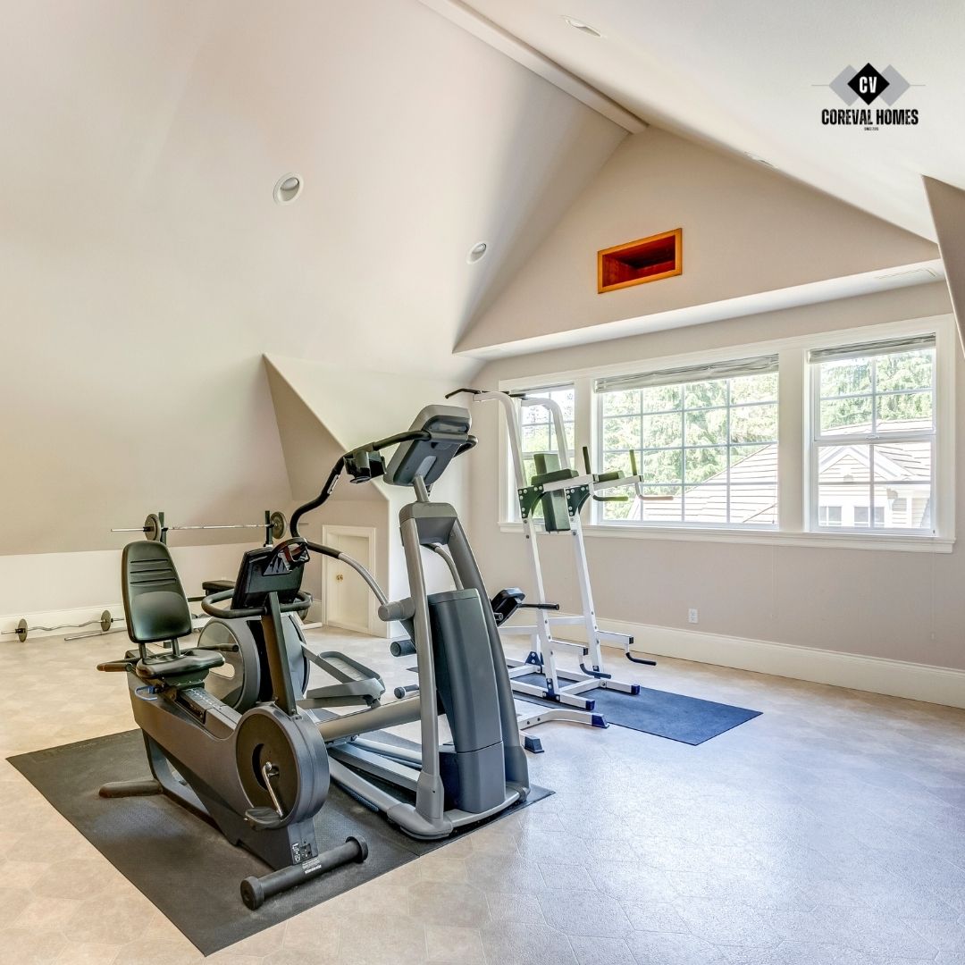 Burnaby home gym backyard studio by CoreVal Homes
