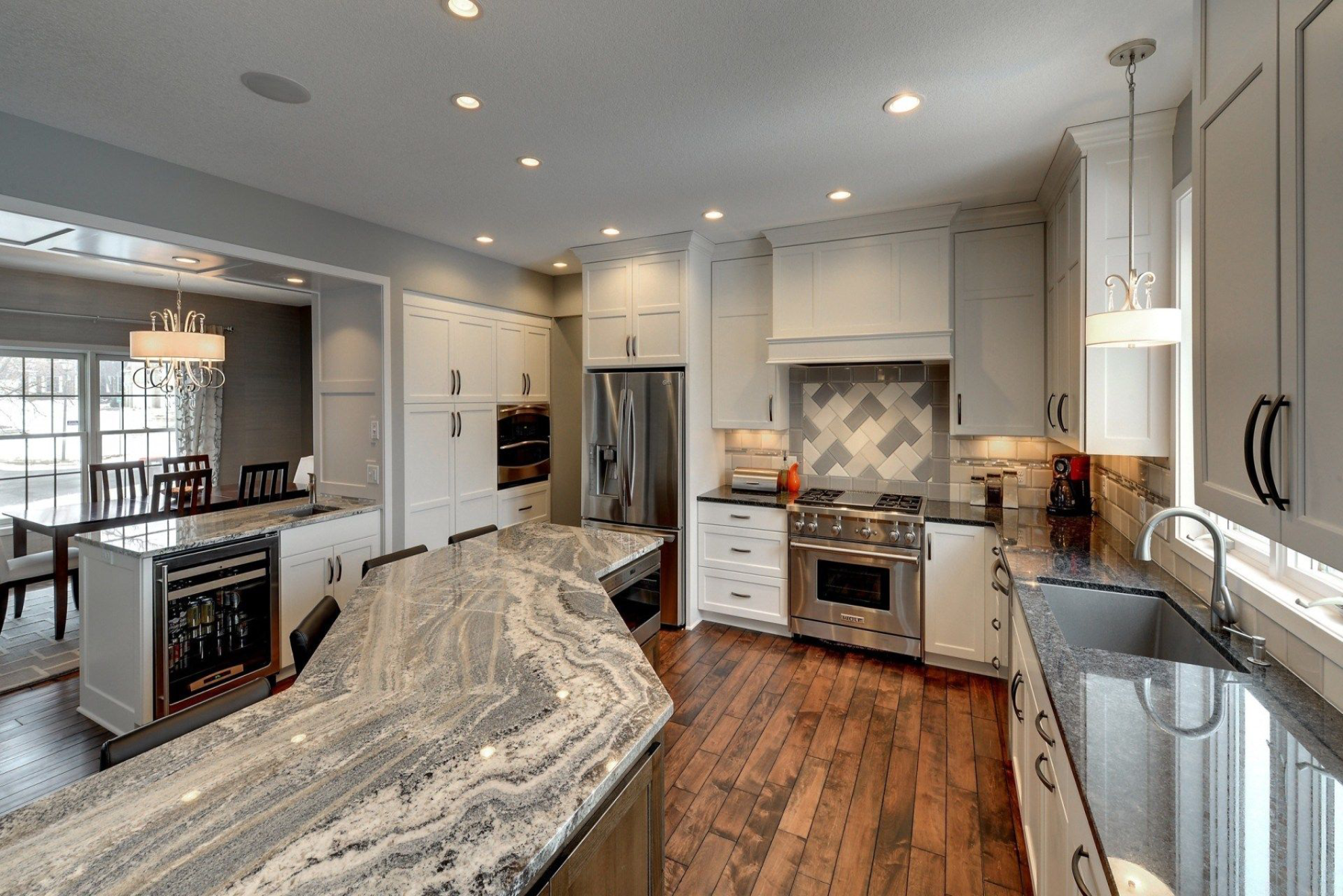 Completed cabinet refacing project with modern finishes by CoreVal Homes Vancouver