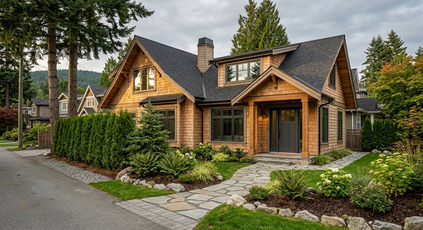 Custom laneway house completed in Greater Vancouver by CoreVal Homes