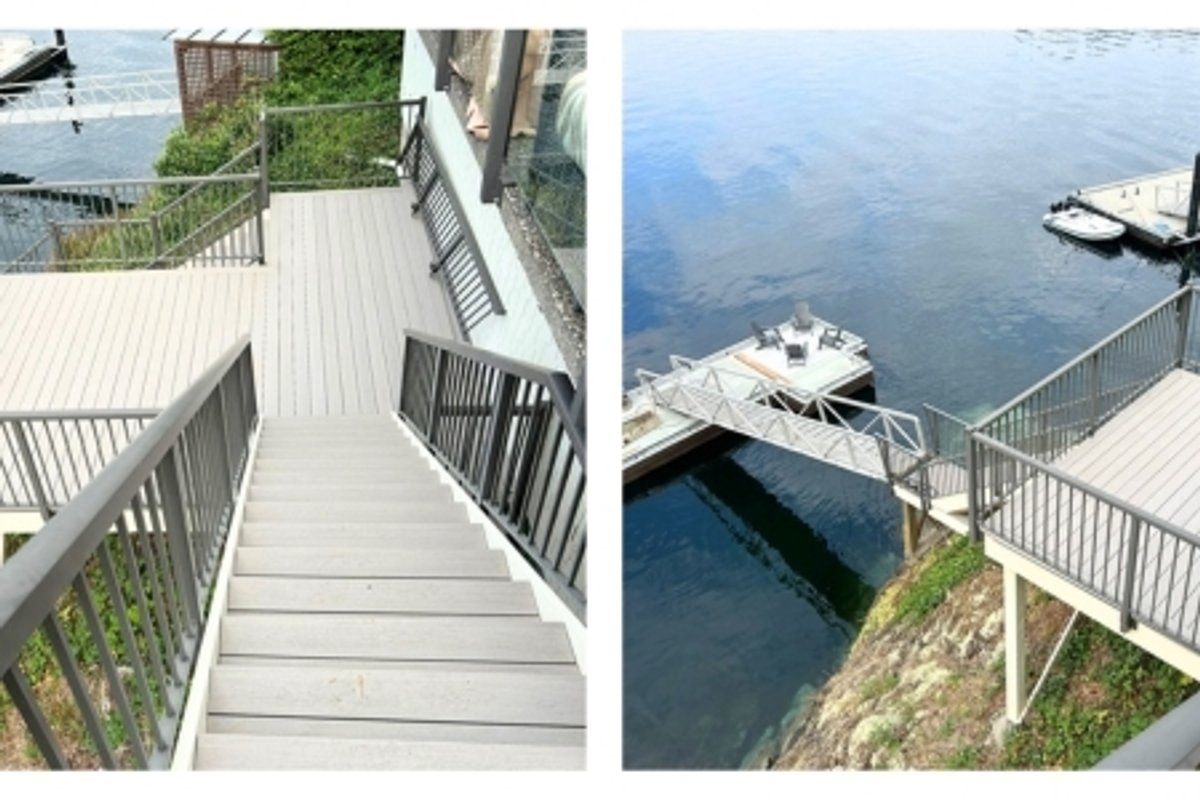 belcarra park waterfront deck project with vancouver builders