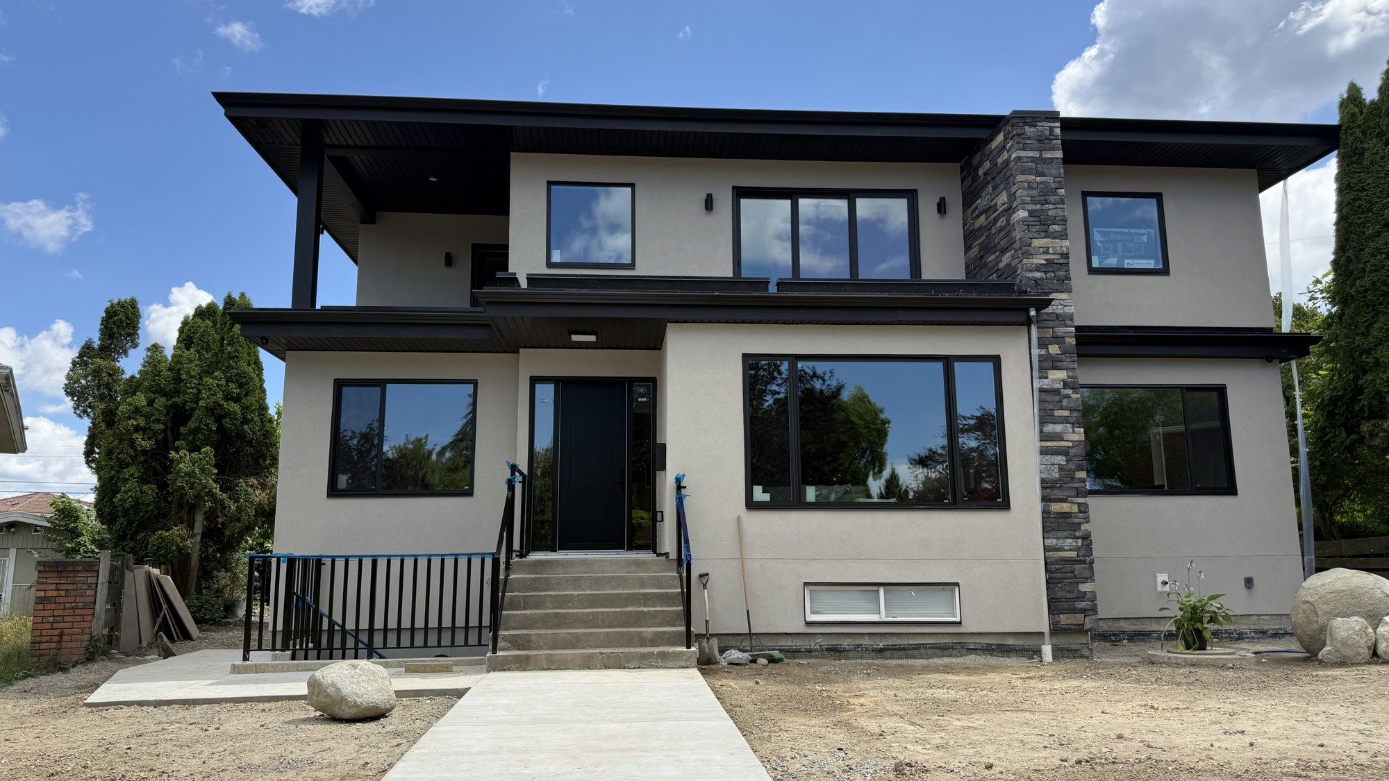 Completed exterior of a full home renovation in Renfrew-Collingwood, East Vancouver