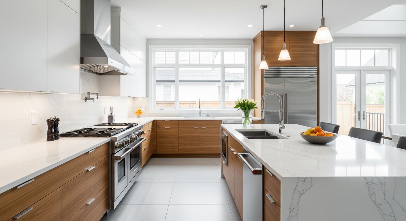 Custom kitchen renovation in Vancouver home