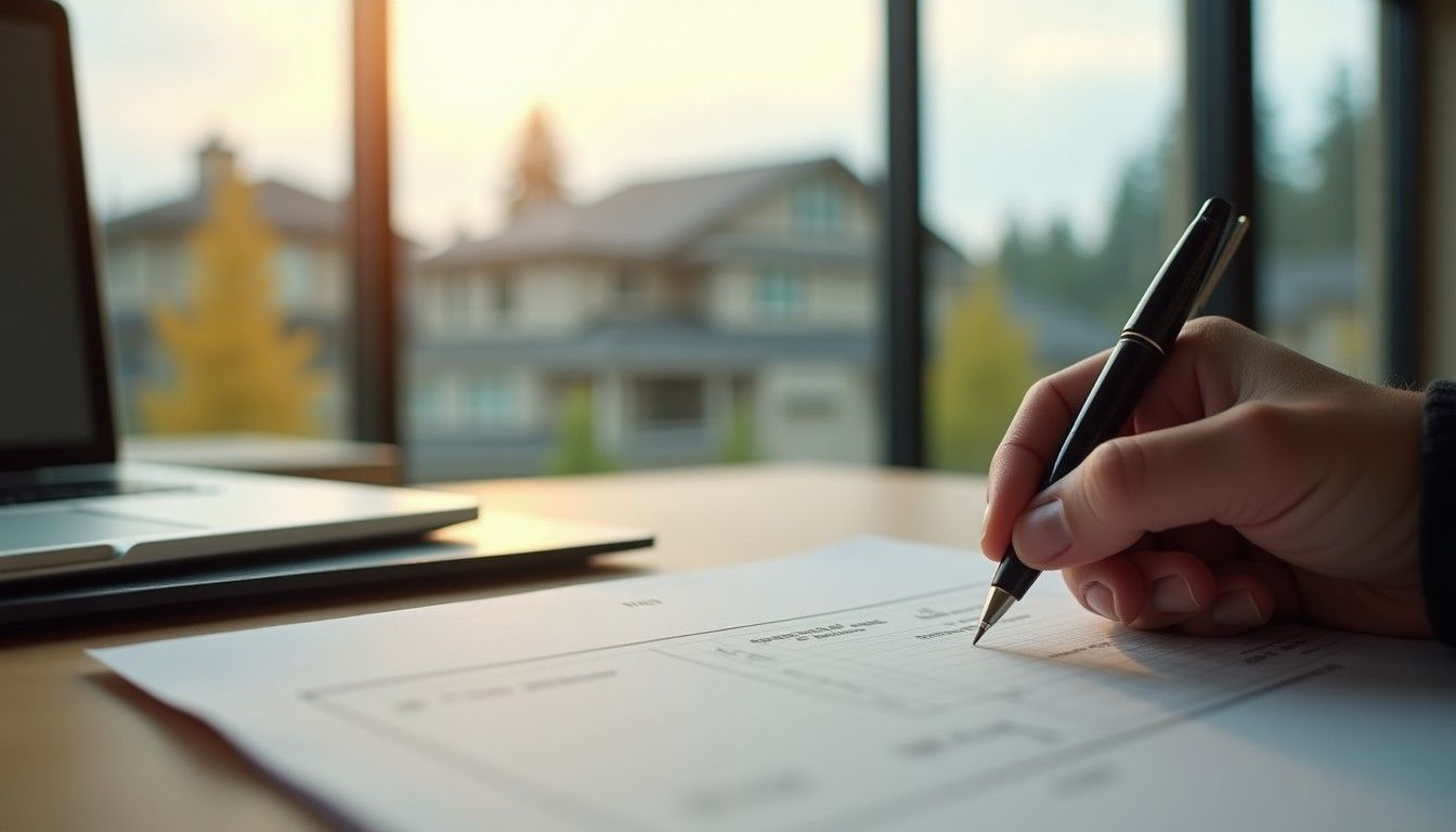 Planning documents for a Metro Vancouver home redevelopment under BC Bill 44 density rules