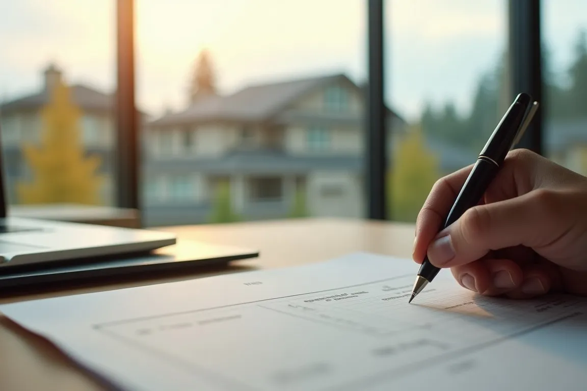 Planning documents for a Metro Vancouver home redevelopment under BC Bill 44 density rules