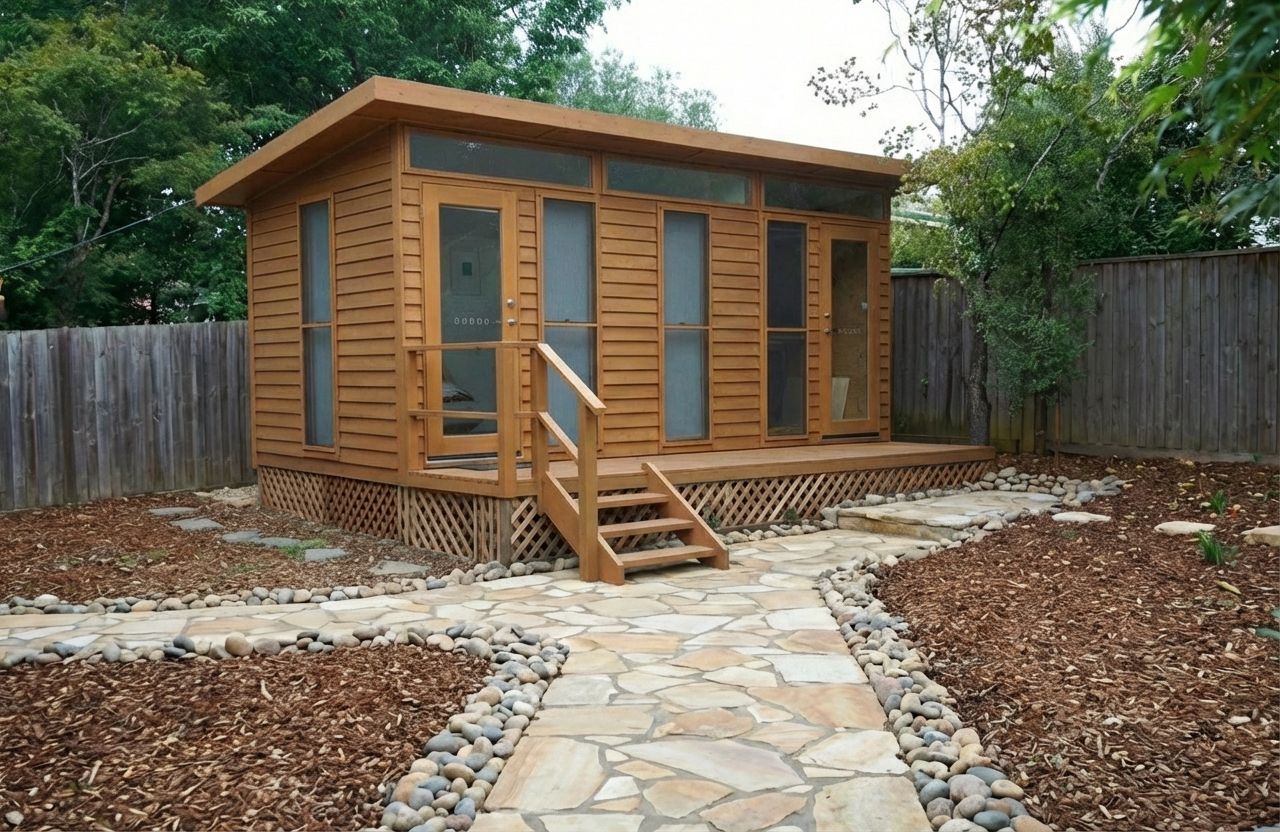 Backyard studio Mission BC — custom accessory dwelling unit