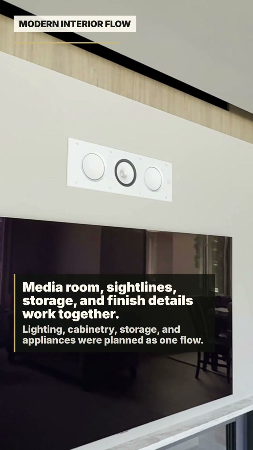 Integrated media room