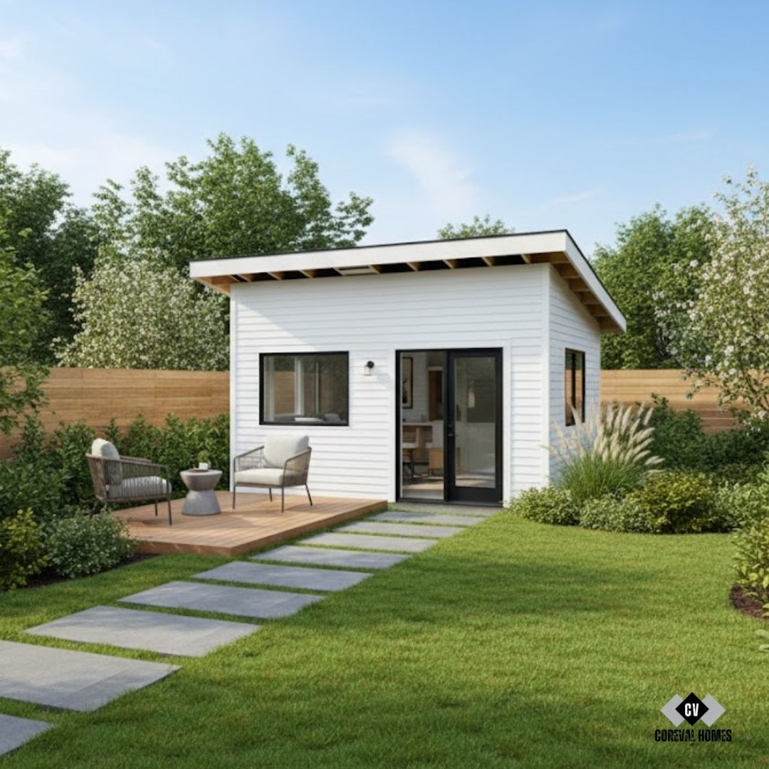 Backyard studio by CoreVal Homes Metro Vancouver
