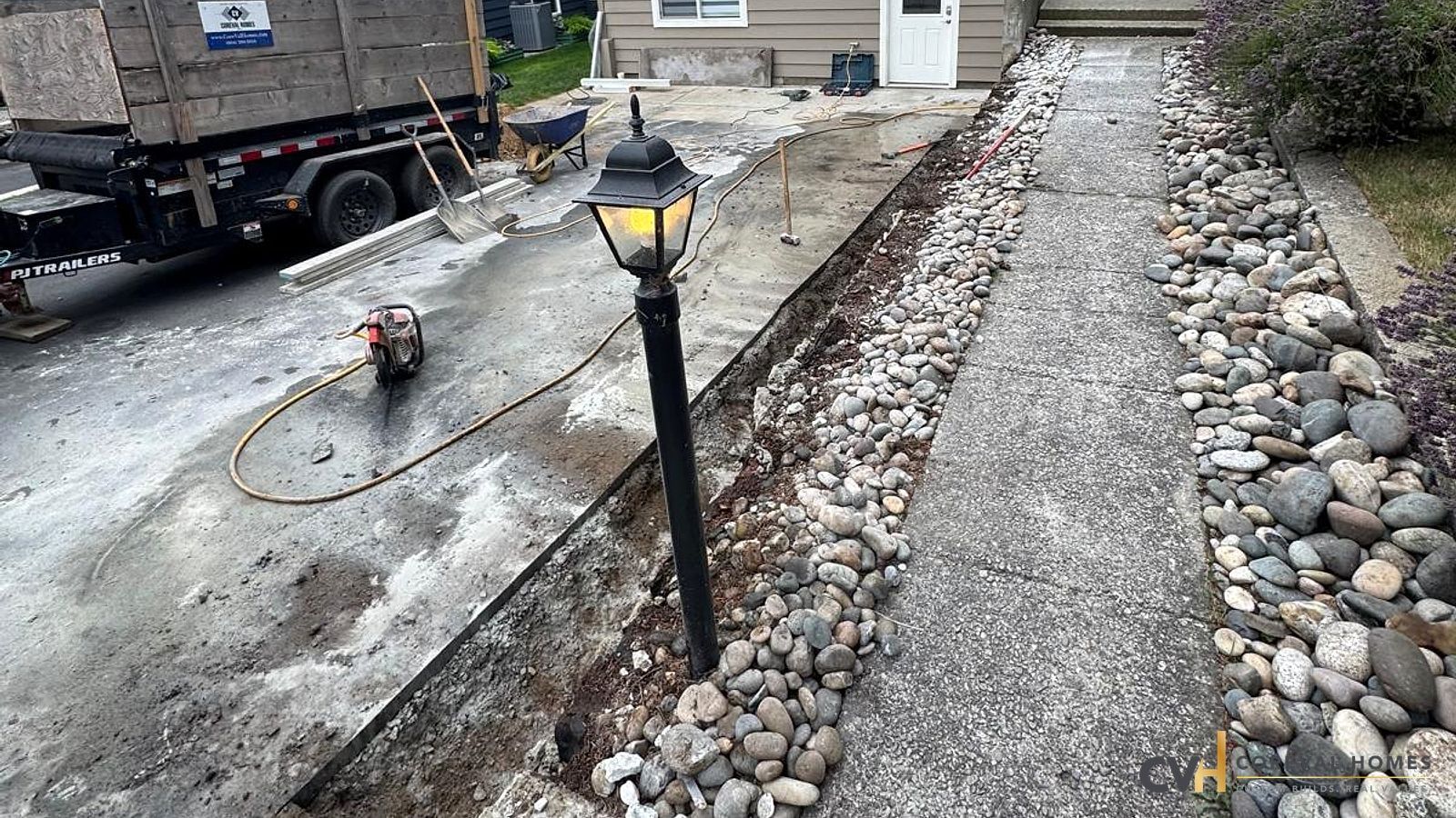 Backyard studio construction by CoreVal Homes
