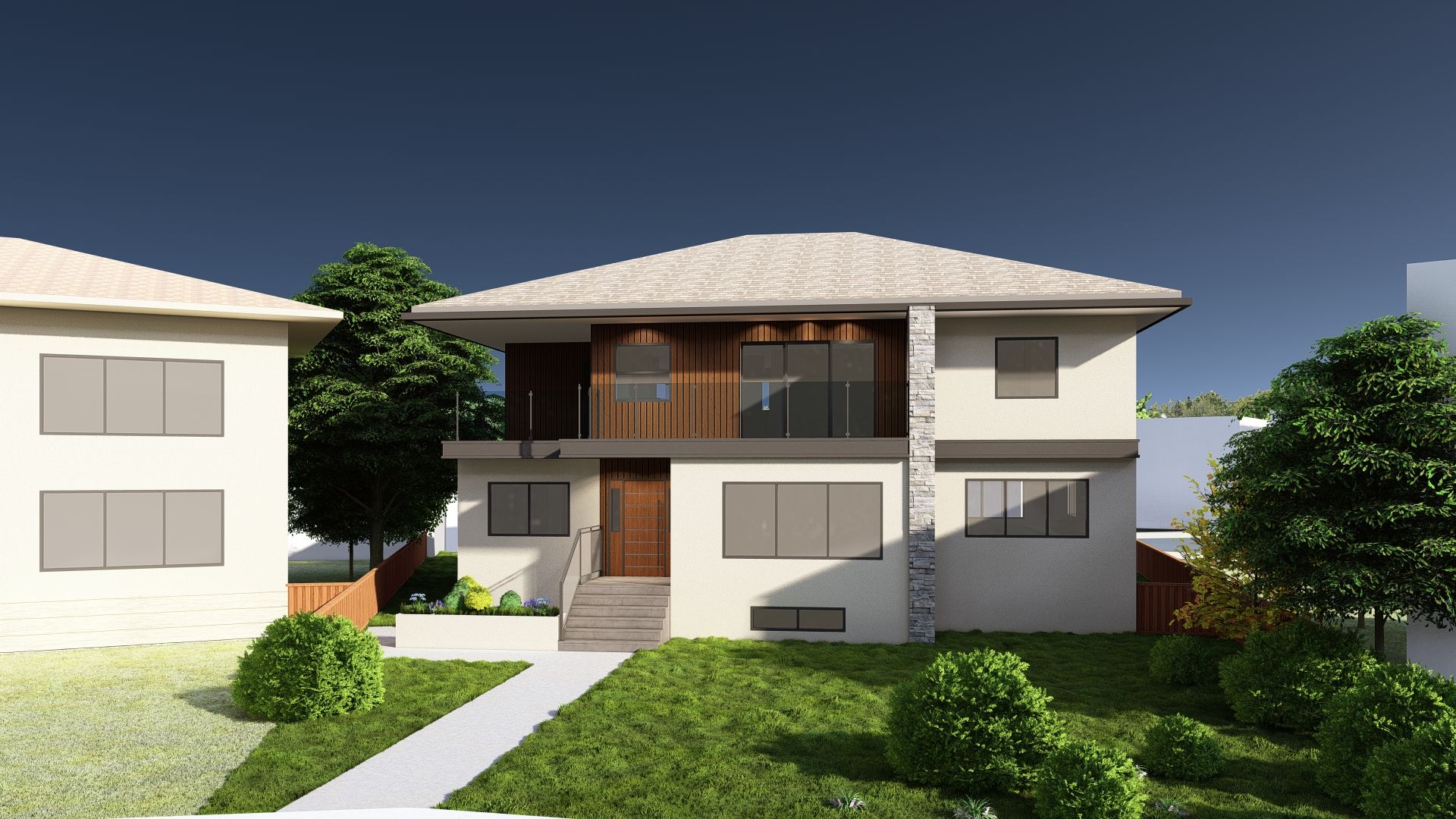 Laneway home construction by CoreVal Homes trades network in Vancouver BC