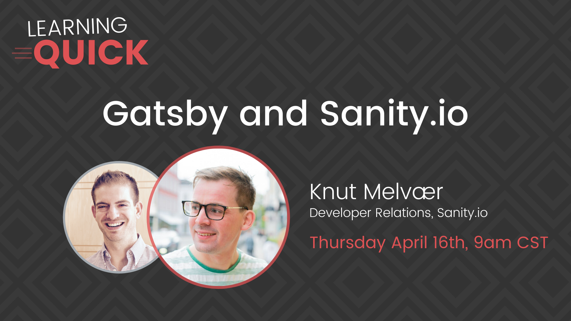 Gatsby and Sanity.io with Knut Melvær