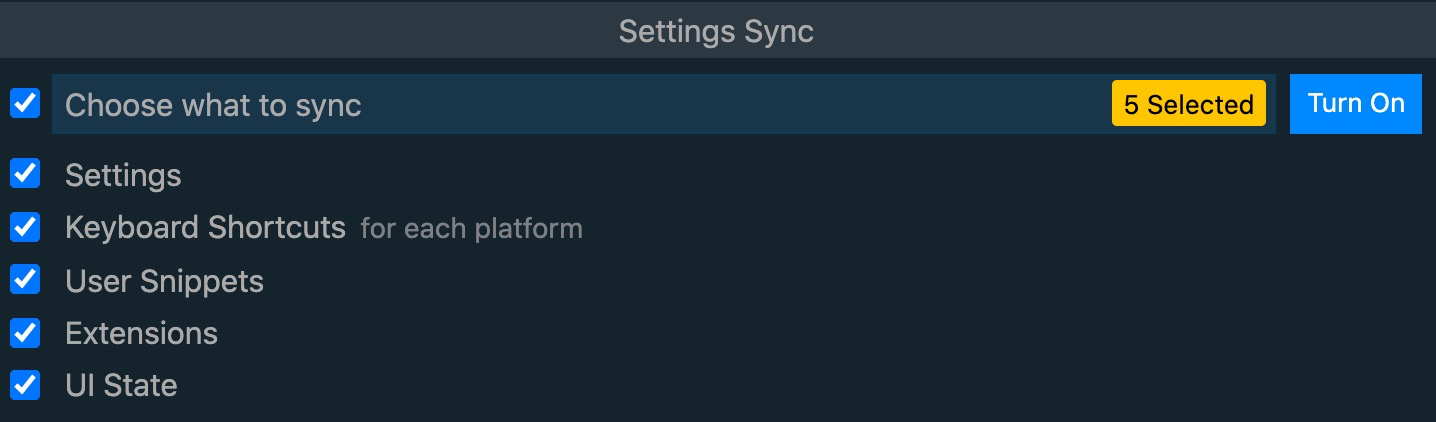Choose What to Sync