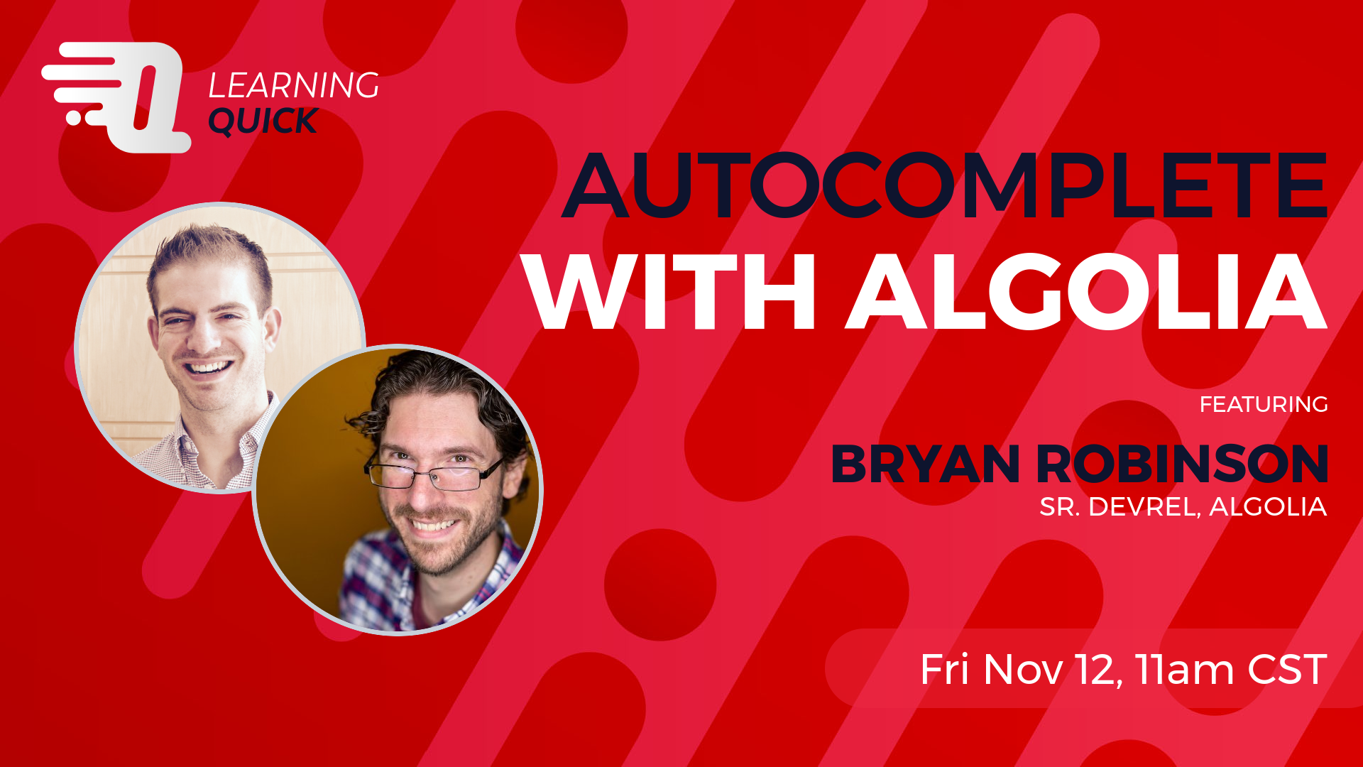 Autocomplete with Algolia with Bryan Robinson