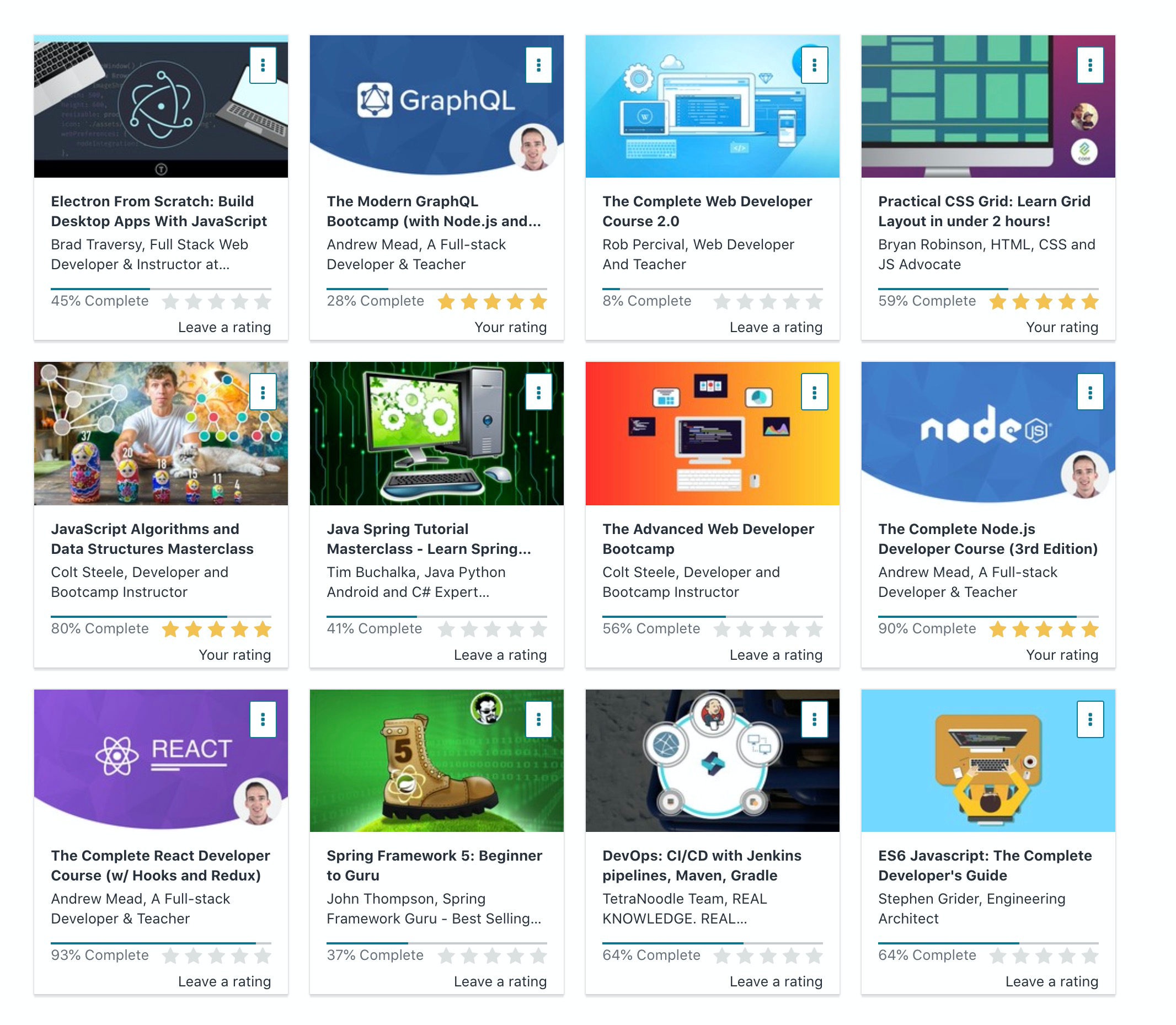 My Udemy Courses