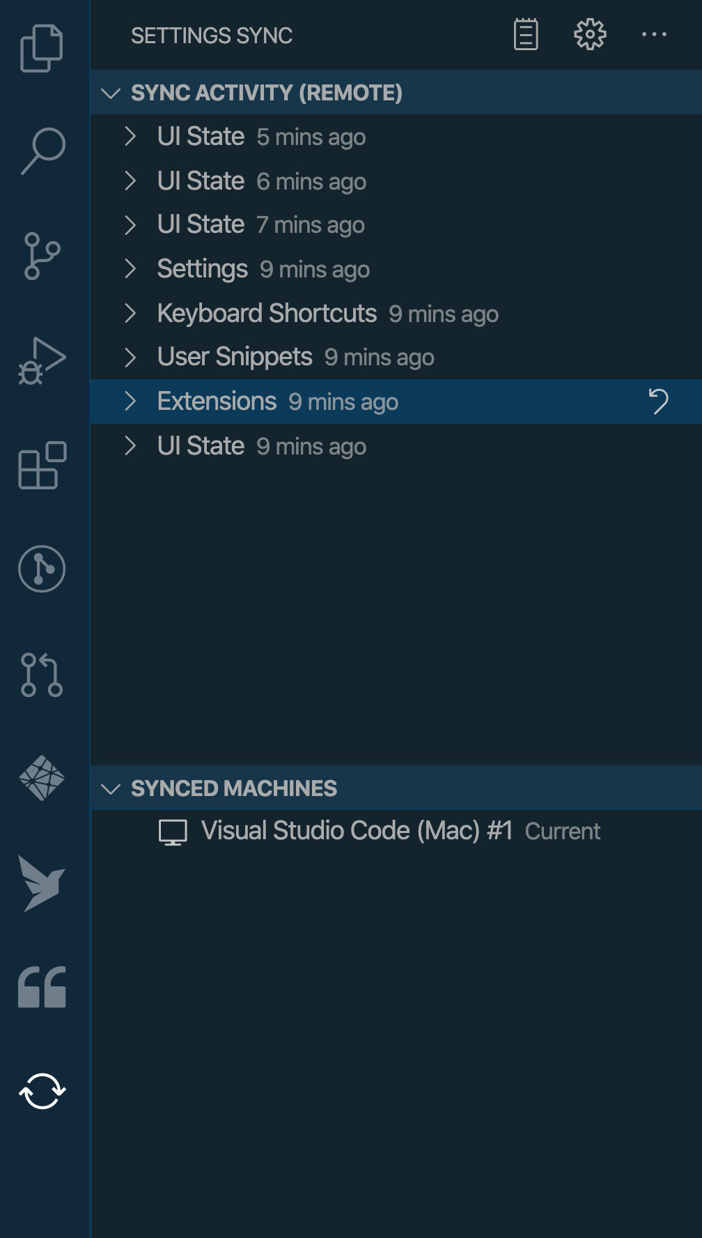Sync Details