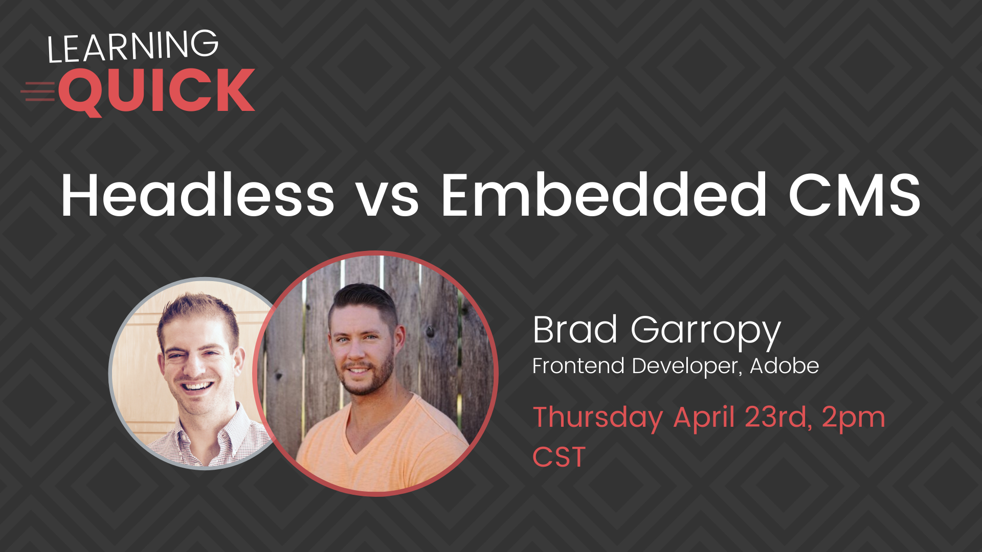 Headless CMS vs Embedded CMS with Brad Garropy