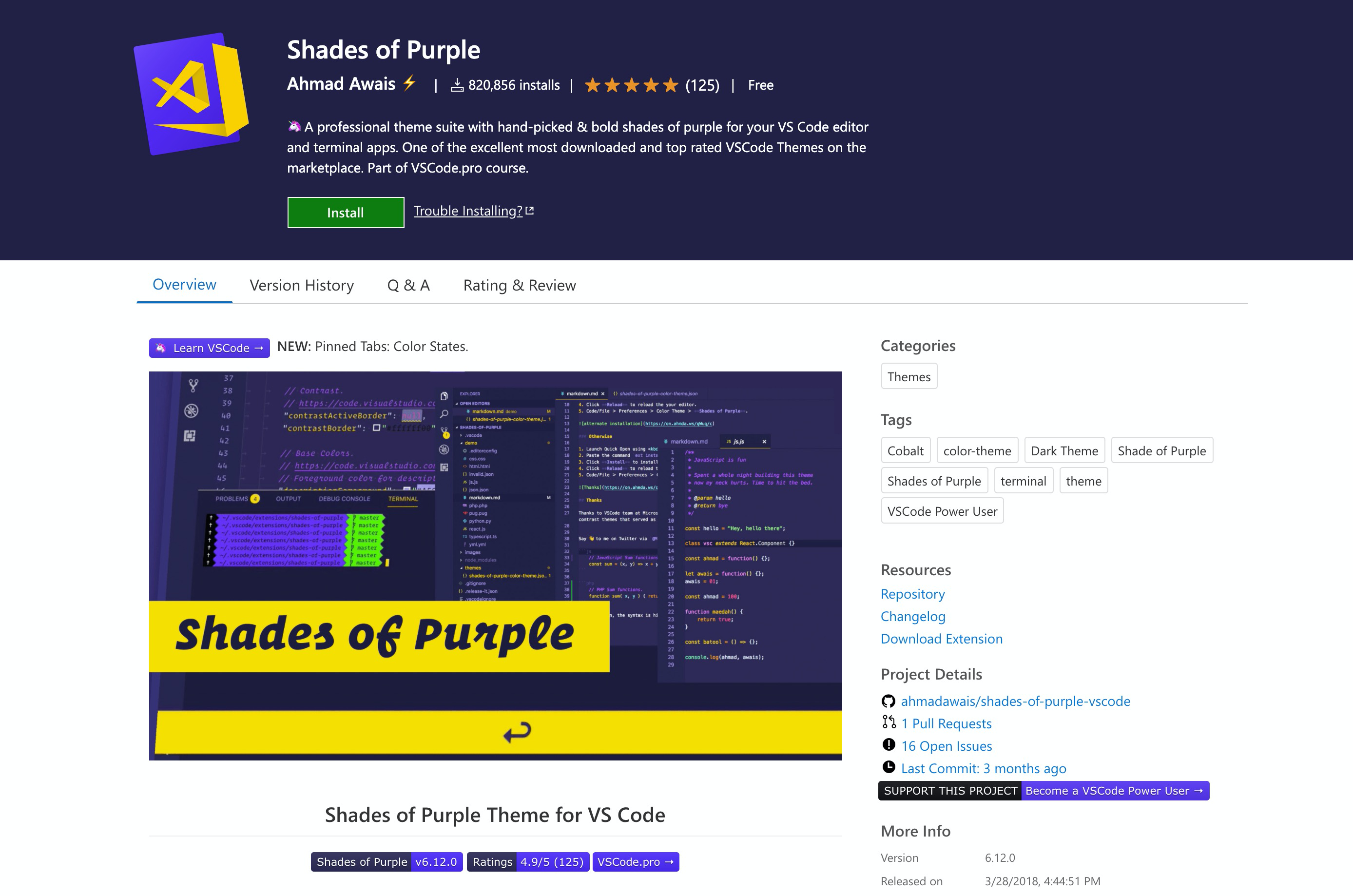 Shades of Purple Theme