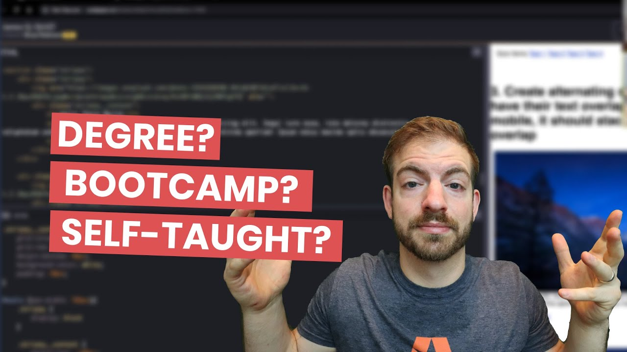 CS Degree vs Programming Bootcamp vs Self-taught