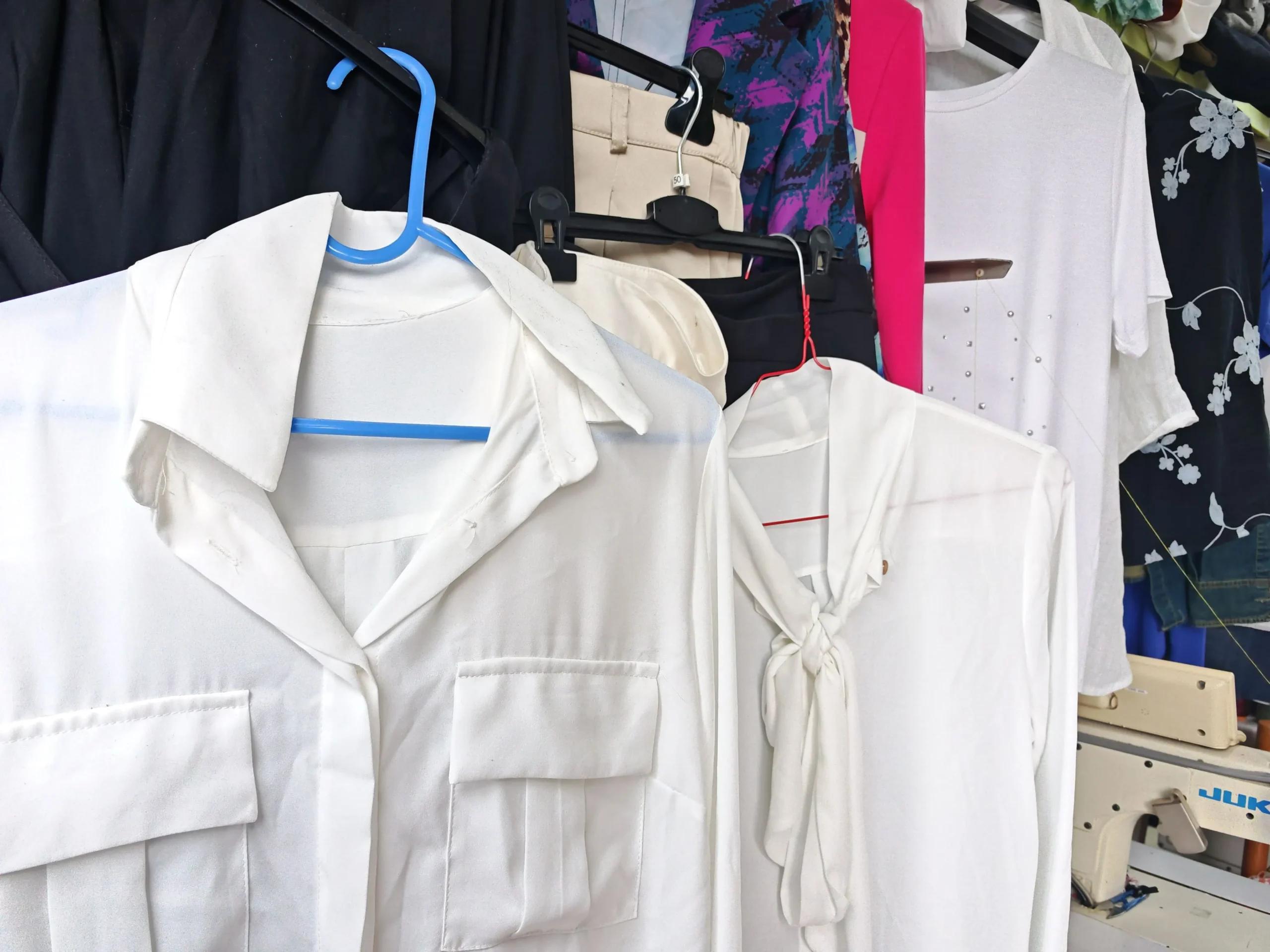 sartoria zj abiti in primo piano