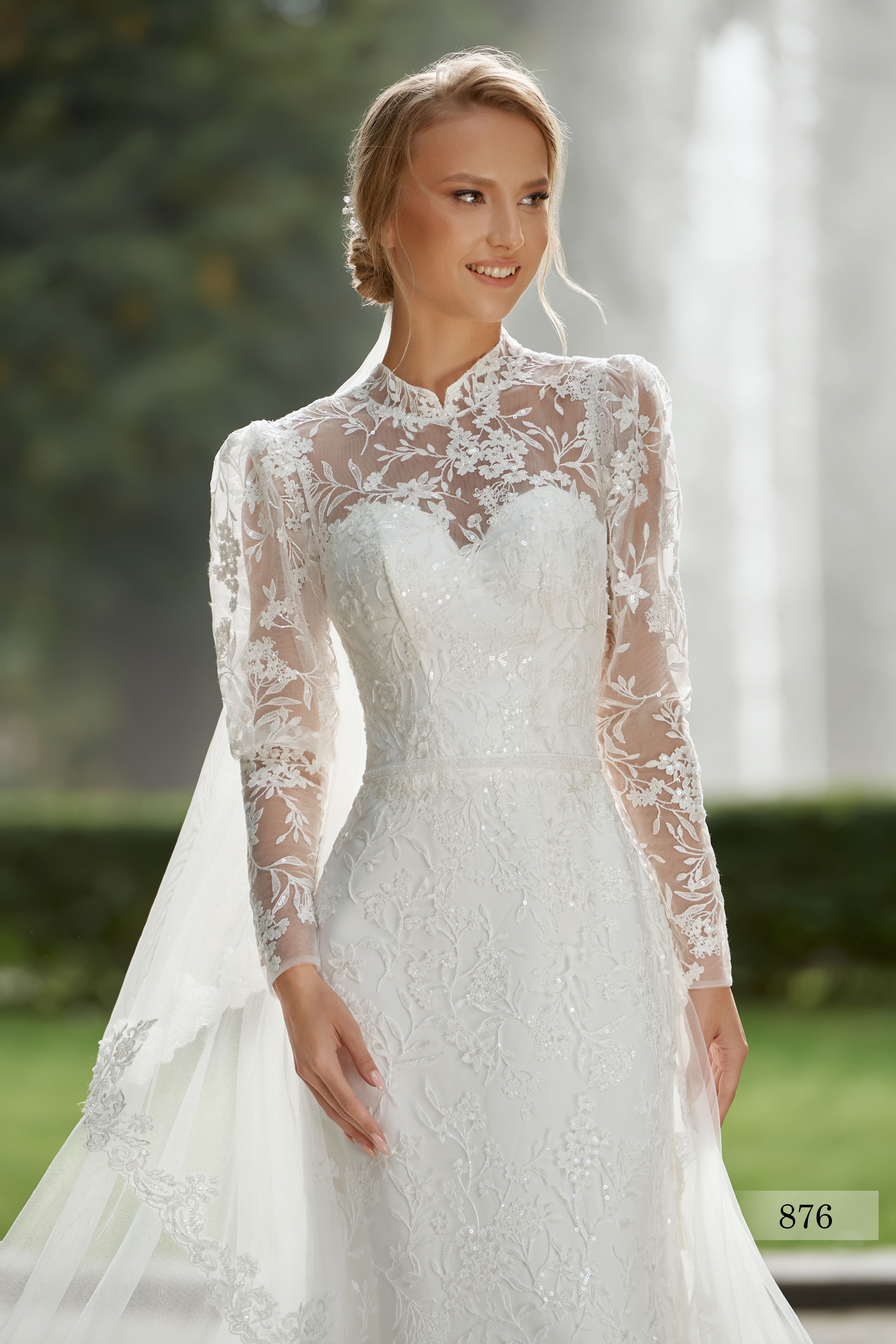 Rochia de mireasă Madalina, model 876, colecția Royal Elegance