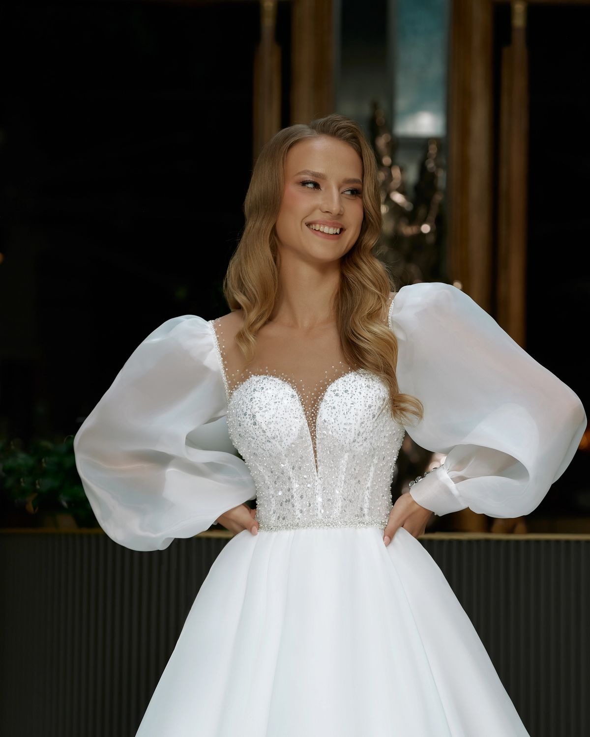 Rochia de mireasă Paula, model 906, colecția Soft Beauty