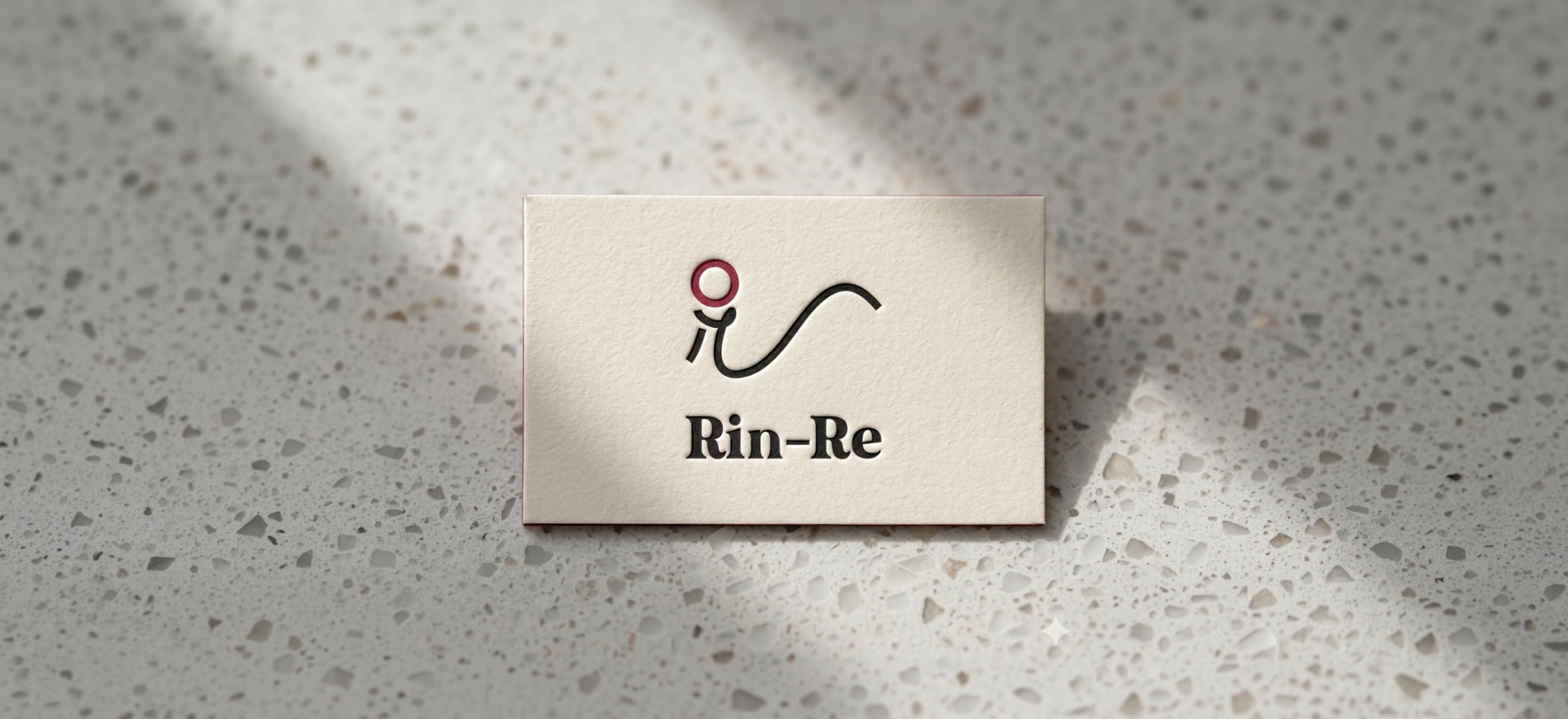 Logo on a card