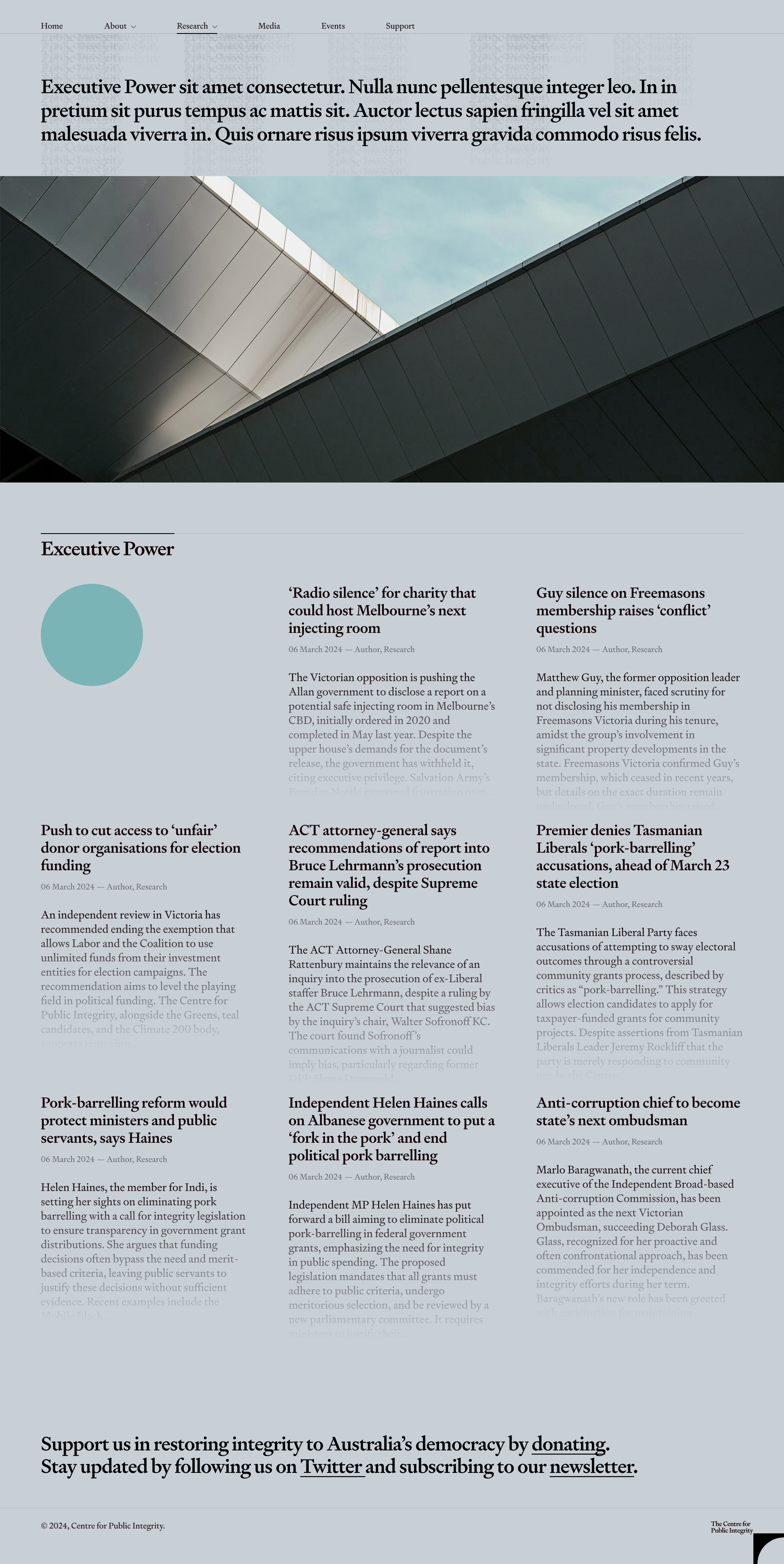 The Centre for Public Integrity