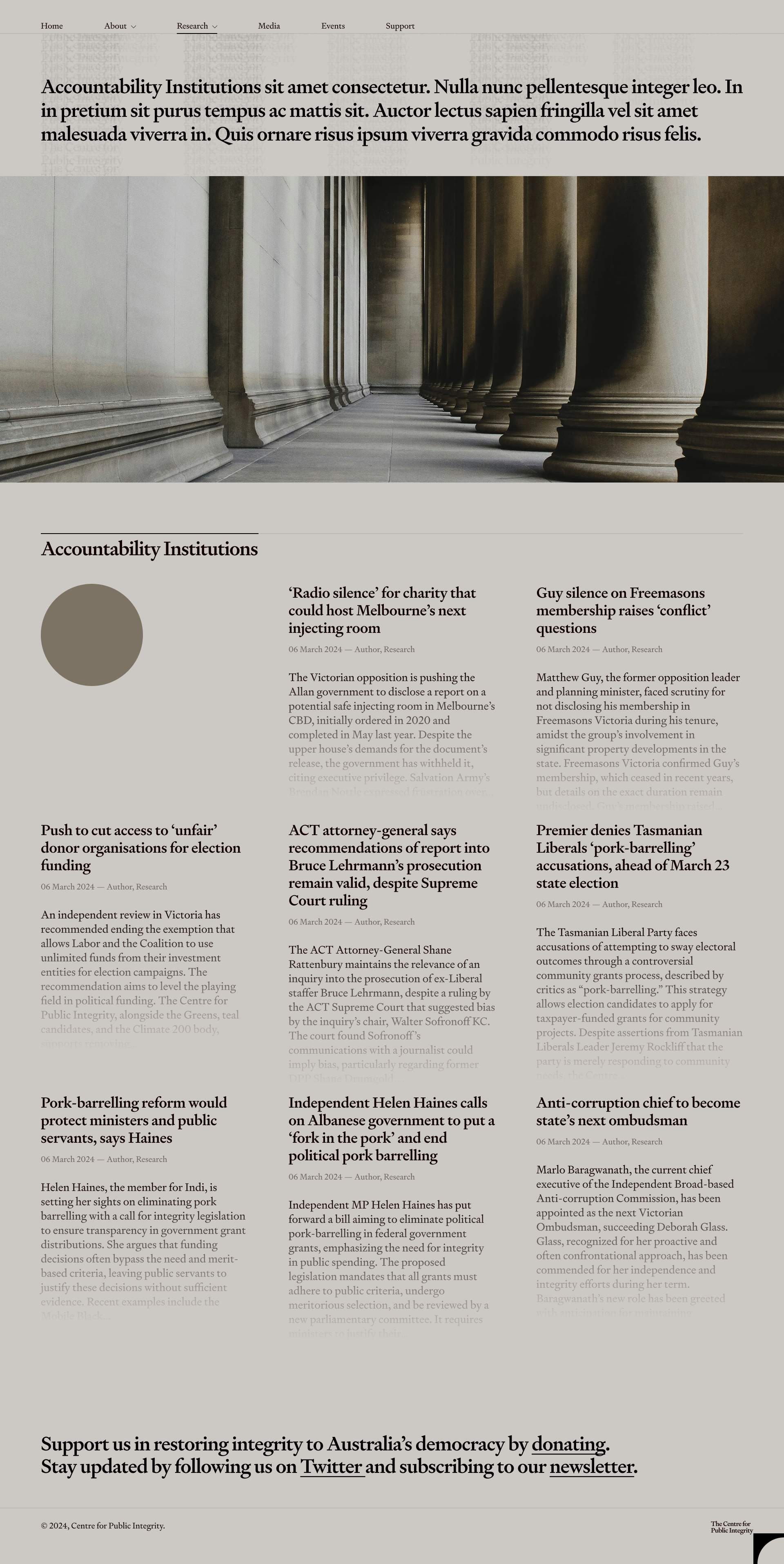 The Centre for Public Integrity