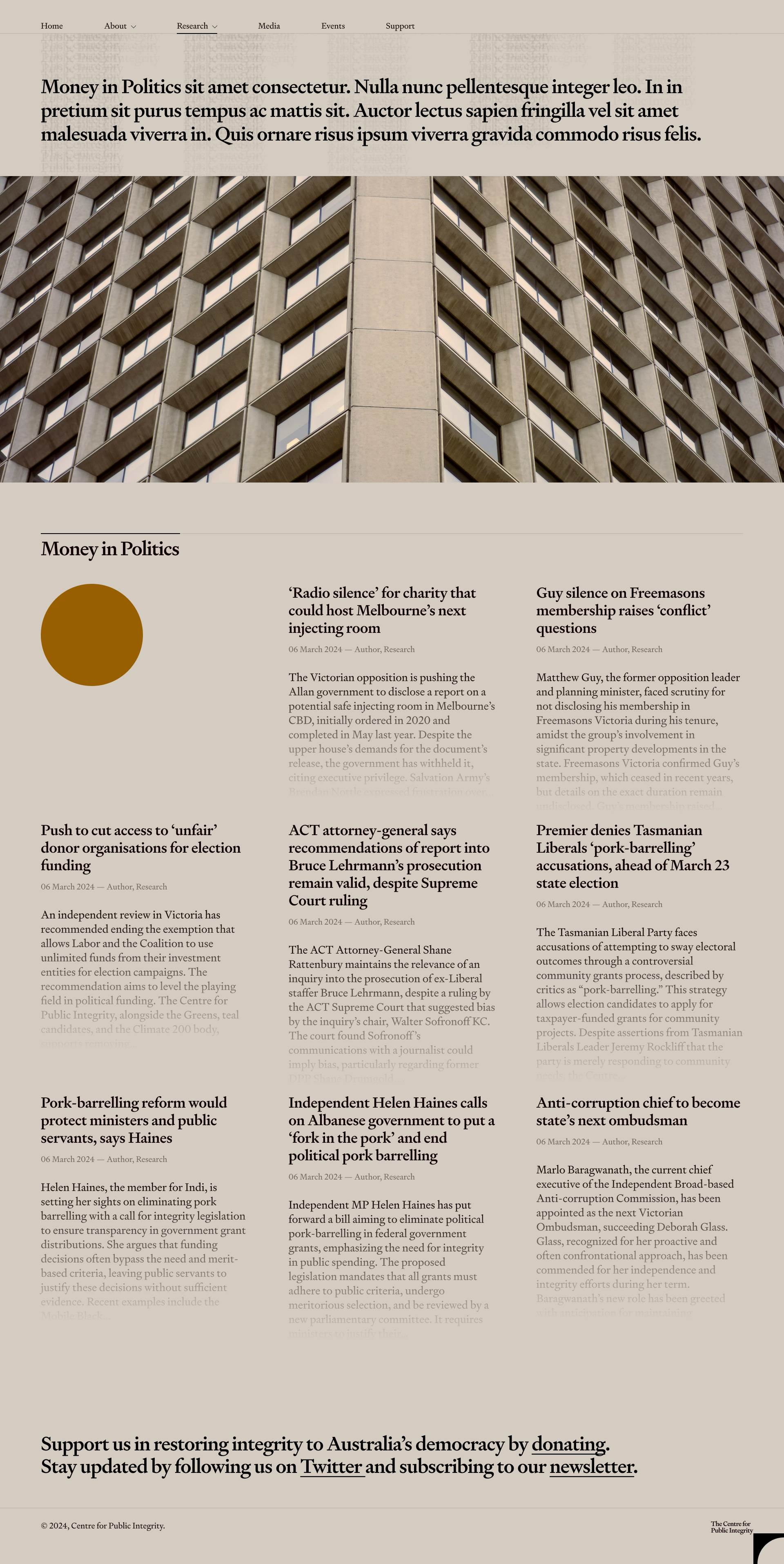 The Centre for Public Integrity