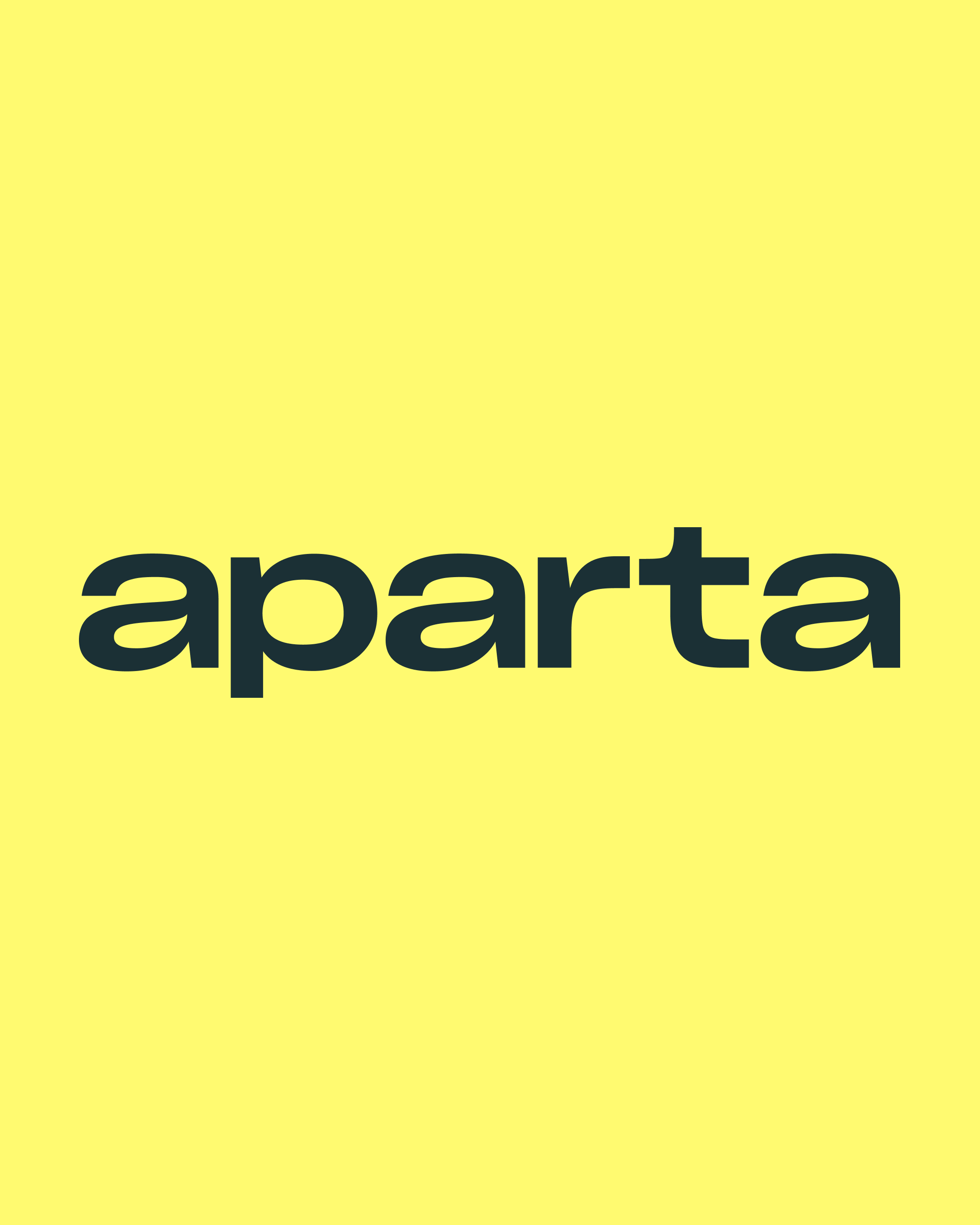 the word aparta is on a yellow background