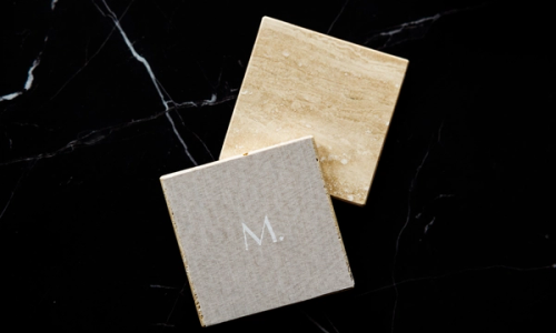 MAIE - Coasters from marble, terrazzo and travertine offcuts