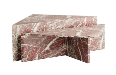 MAIE - Coffee Table made to order in Rosso Levanto