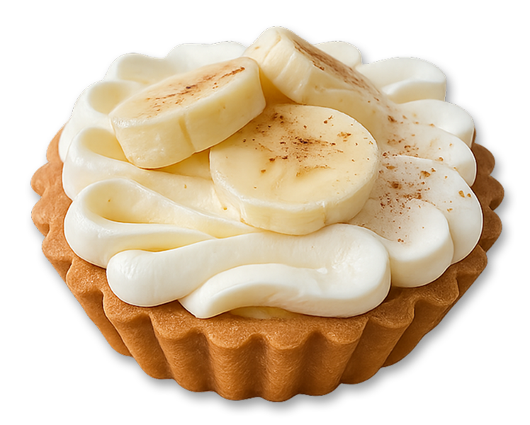 Banana Miso Caramel Cream Tart